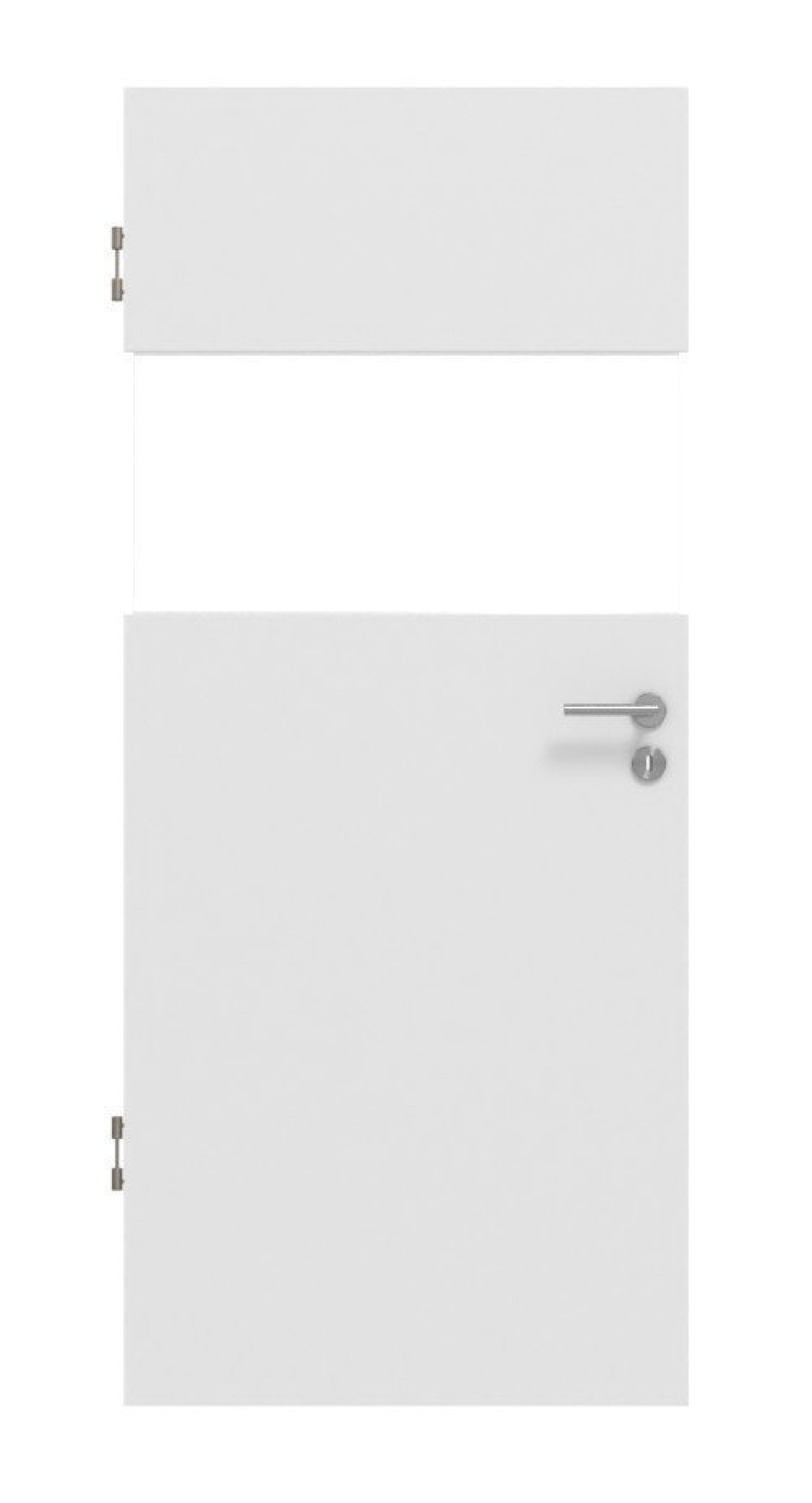 HÖRMANN Innentür CH-Norm Pure 2 Bütte Weiß Duradecor DesignLine mit Lichtausschnitt quer