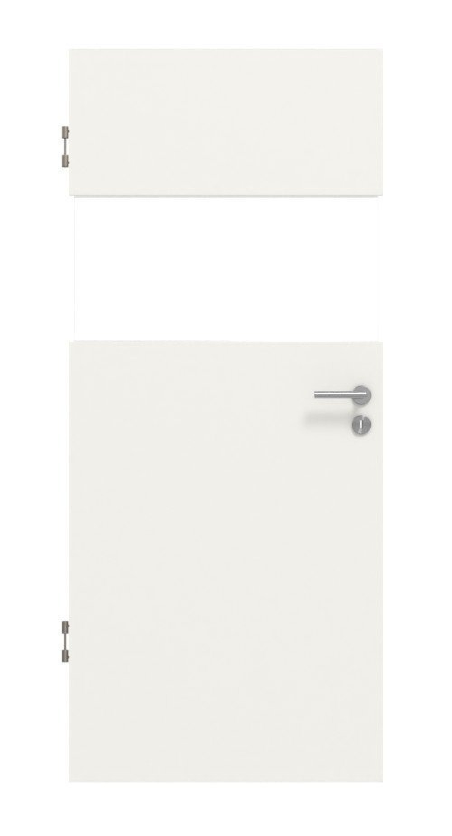 HÖRMANN Innentür CH-Norm Pure 2 Verkehrsweiß RAL 9016 Duradecor DesignLine mit Lichtausschnitt quer