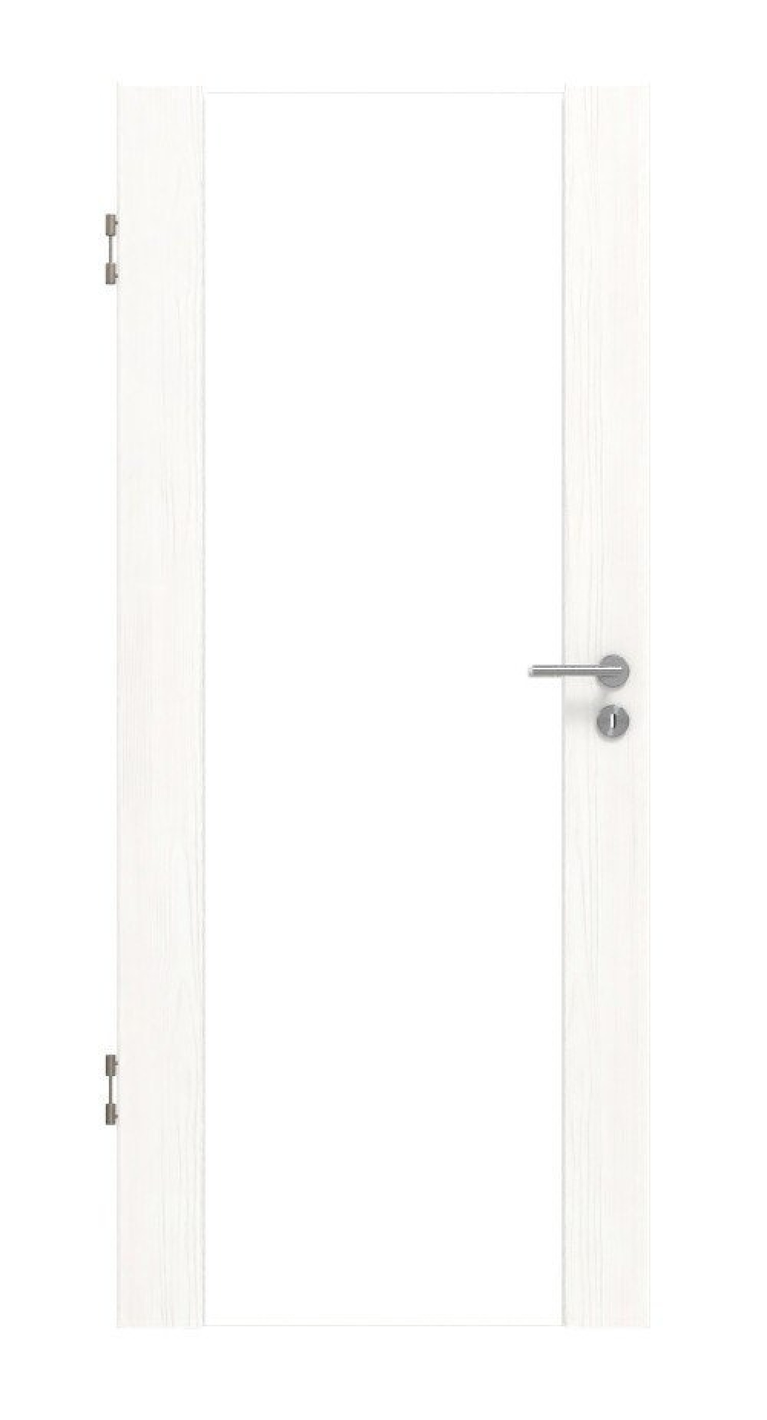 HÖRMANN Innentür CH-Norm Rail 1 Gebürstetes Weiß Duradecor DesignLine