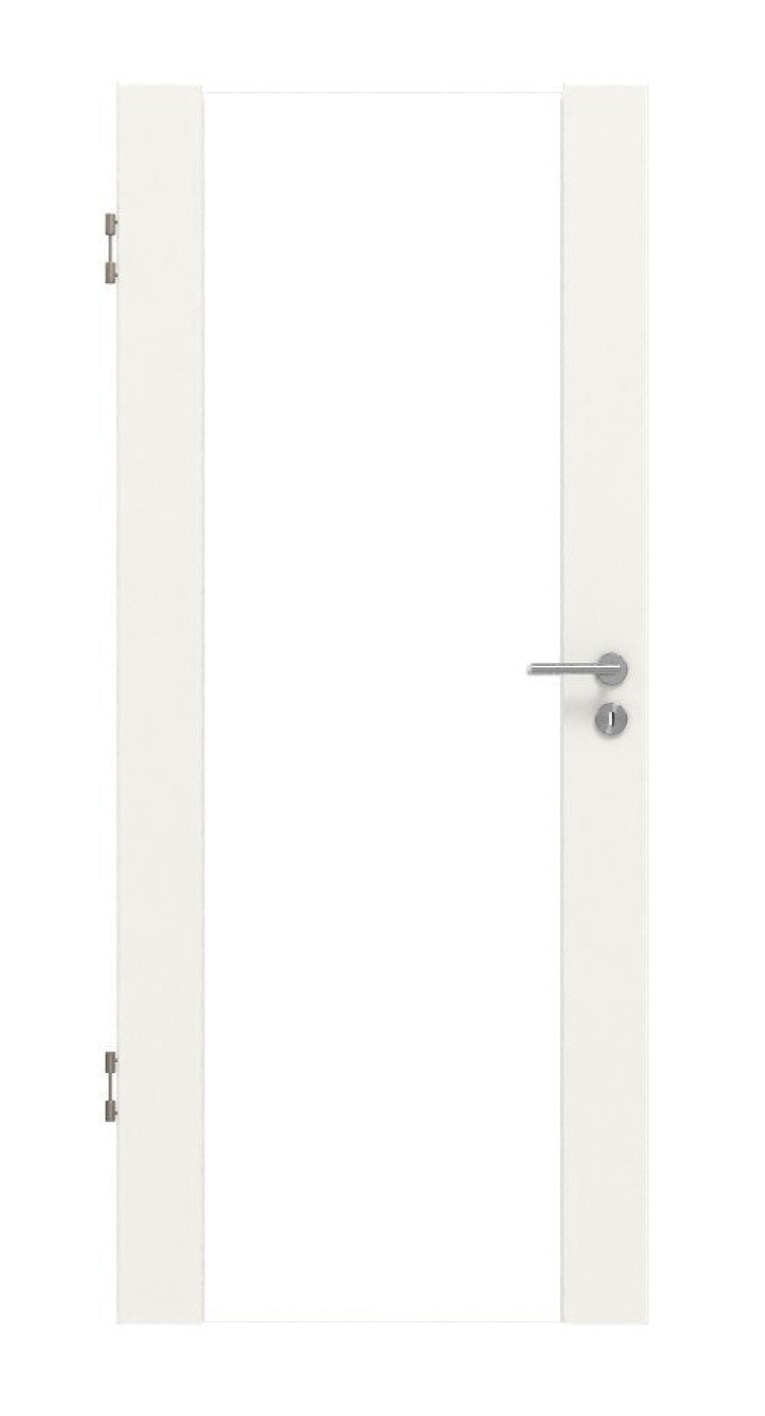 Frontansicht von Rail 1 DesignLine Duradecor Verkehrsweiß RAL 9016 Innentür - Hörmann