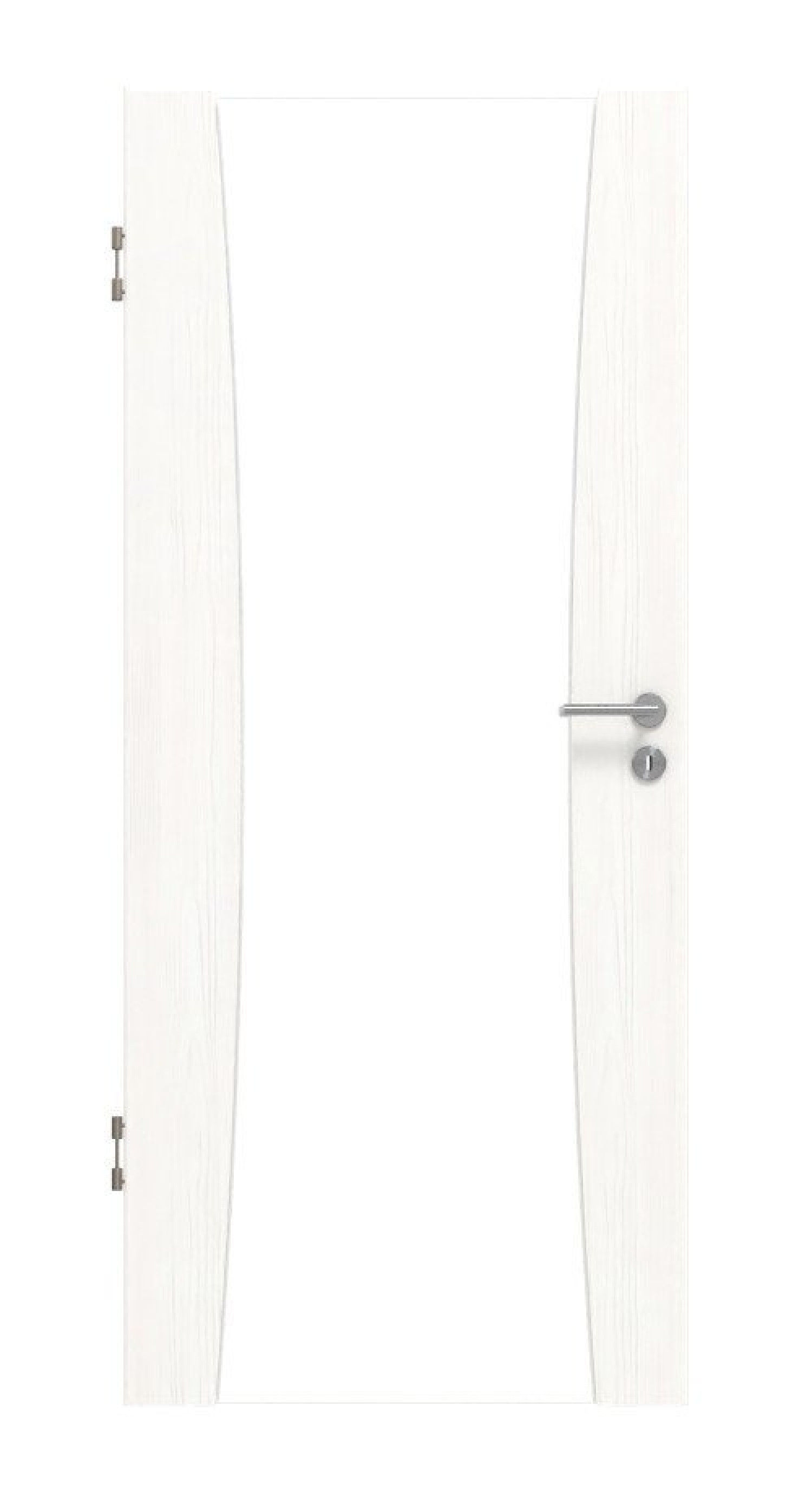 HÖRMANN Innentür CH-Norm Rail 2 Gebürstetes Weiß Duradecor DesignLine