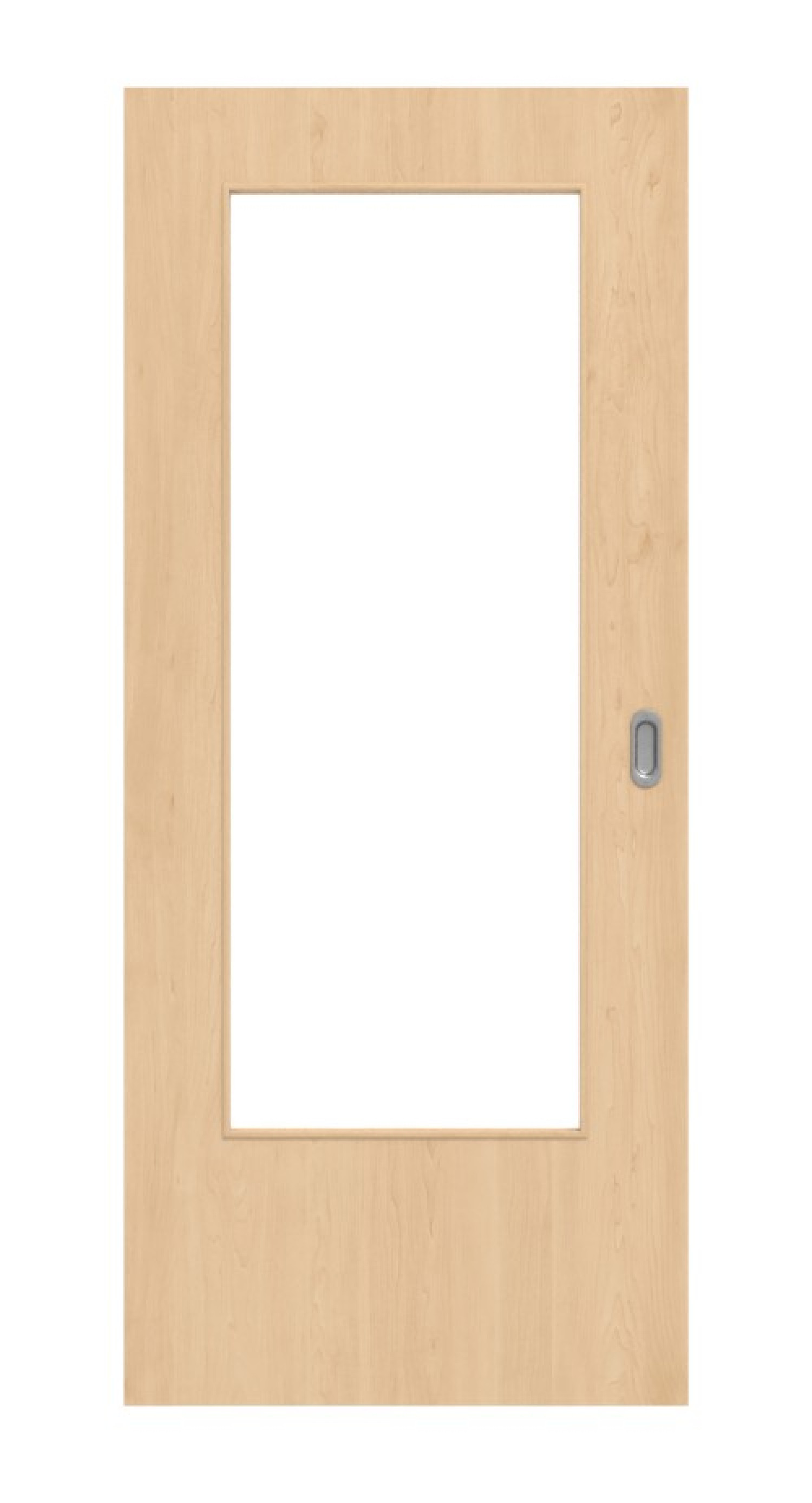 JELD-WEN Nassraum-Schiebetür Crest Maple HPL-Urban mit Lichtausschnitt LÖ-23