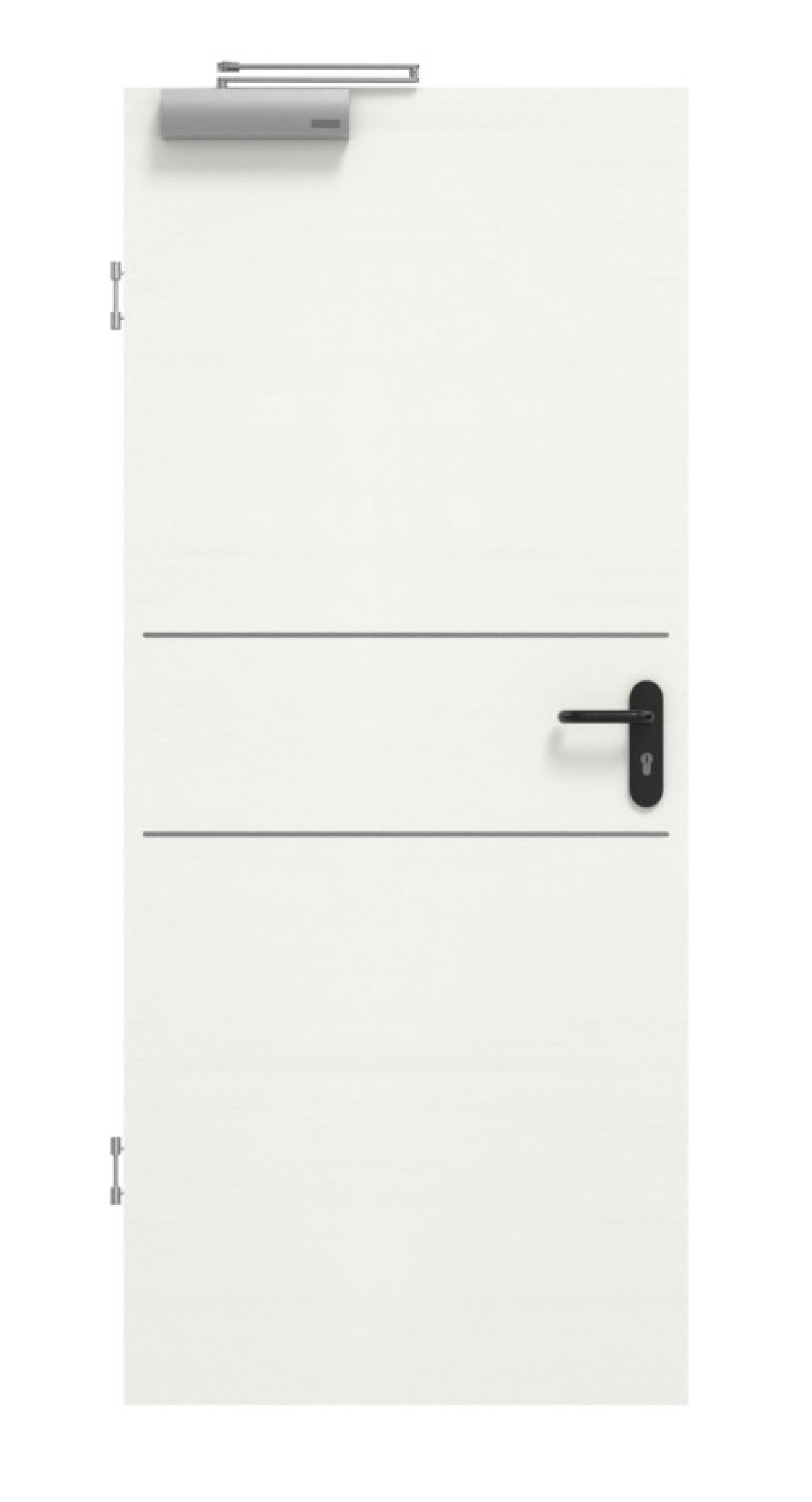 GARANT Rauchschutztür Corona 732 Quer Authentic Bianco CePaL
