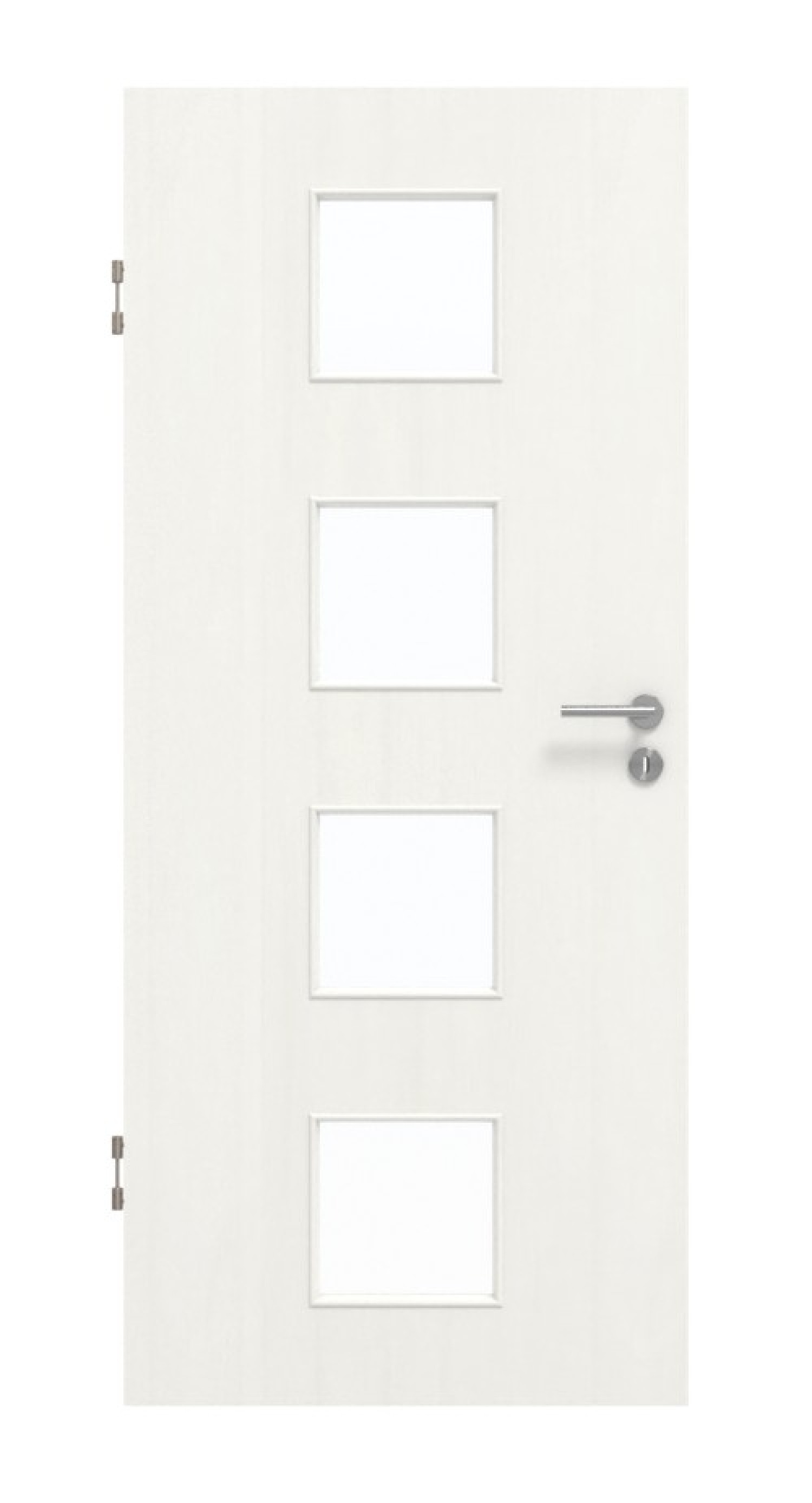 GARANT Schallschutztür Authentic Bianco CePaL mit Lichtausschnitt LA-10