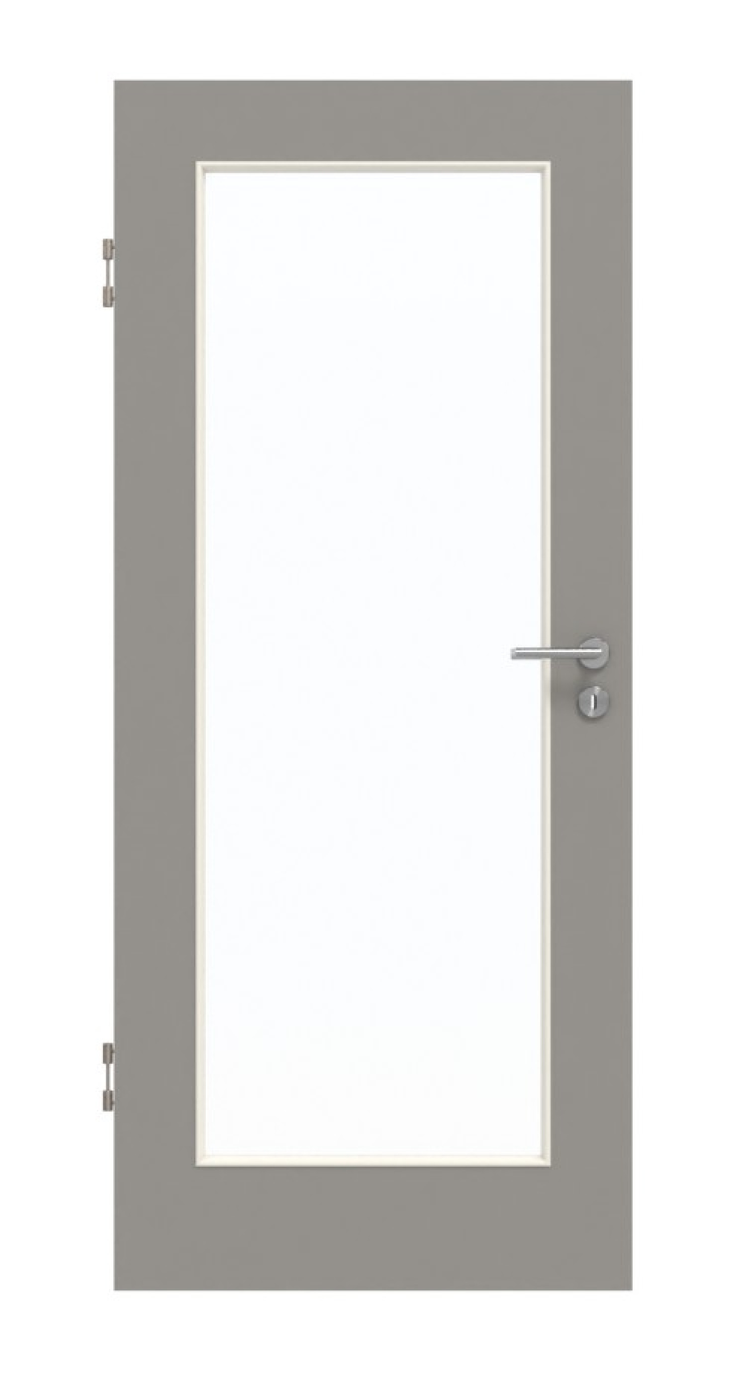 GARANT Schallschutztür U12115SD Platingrau GHK08 mit Lichtausschnitt LA-2