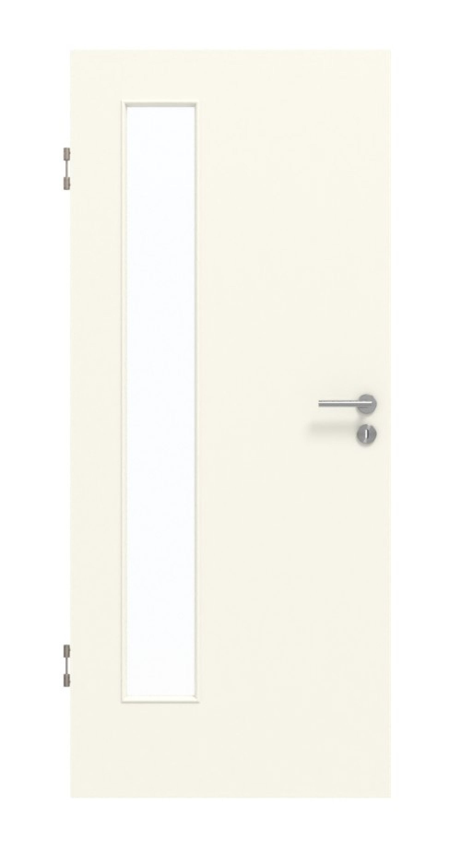 GARANT Schallschutztür 9417-60 Snow White CePaL mit Lichtausschnitt LA-4 bandseitig