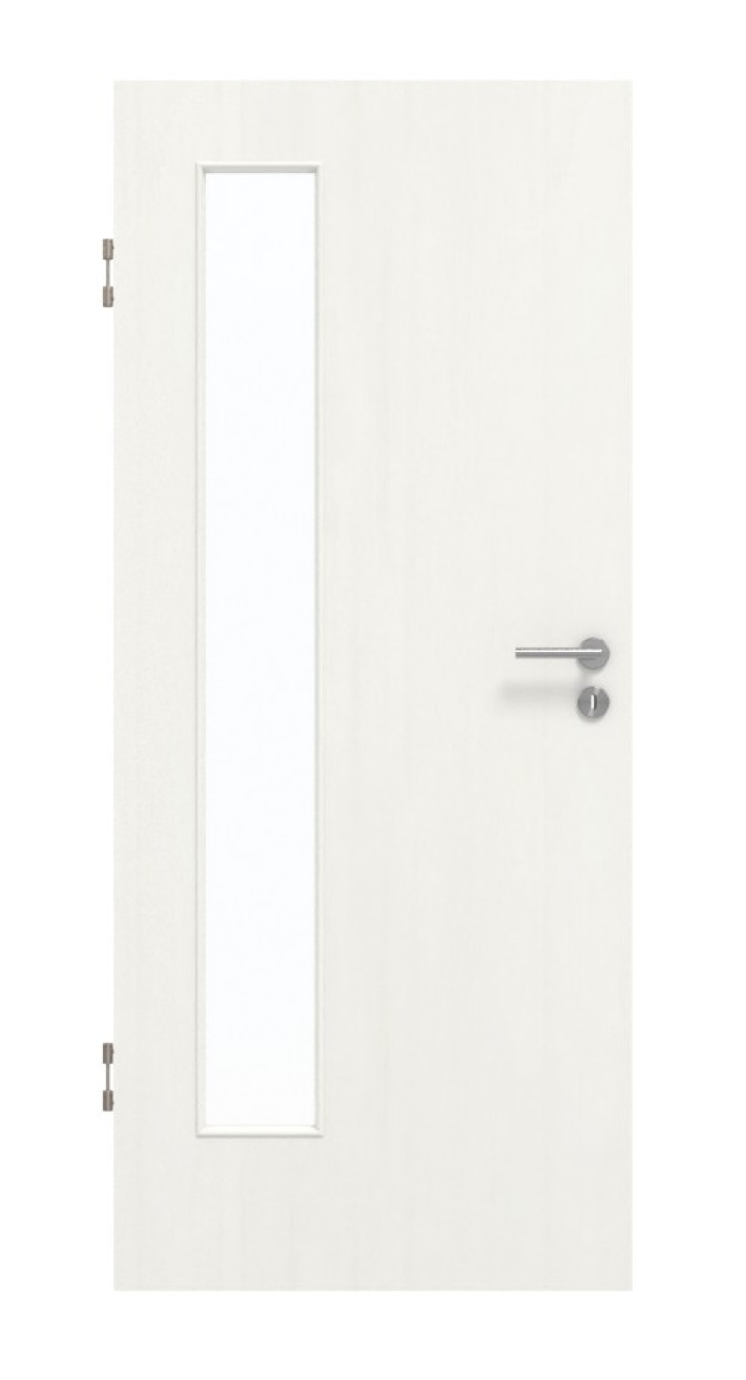 GARANT Schallschutztür Authentic Bianco GCK08 mit Lichtausschnitt LA-4 bandseitig