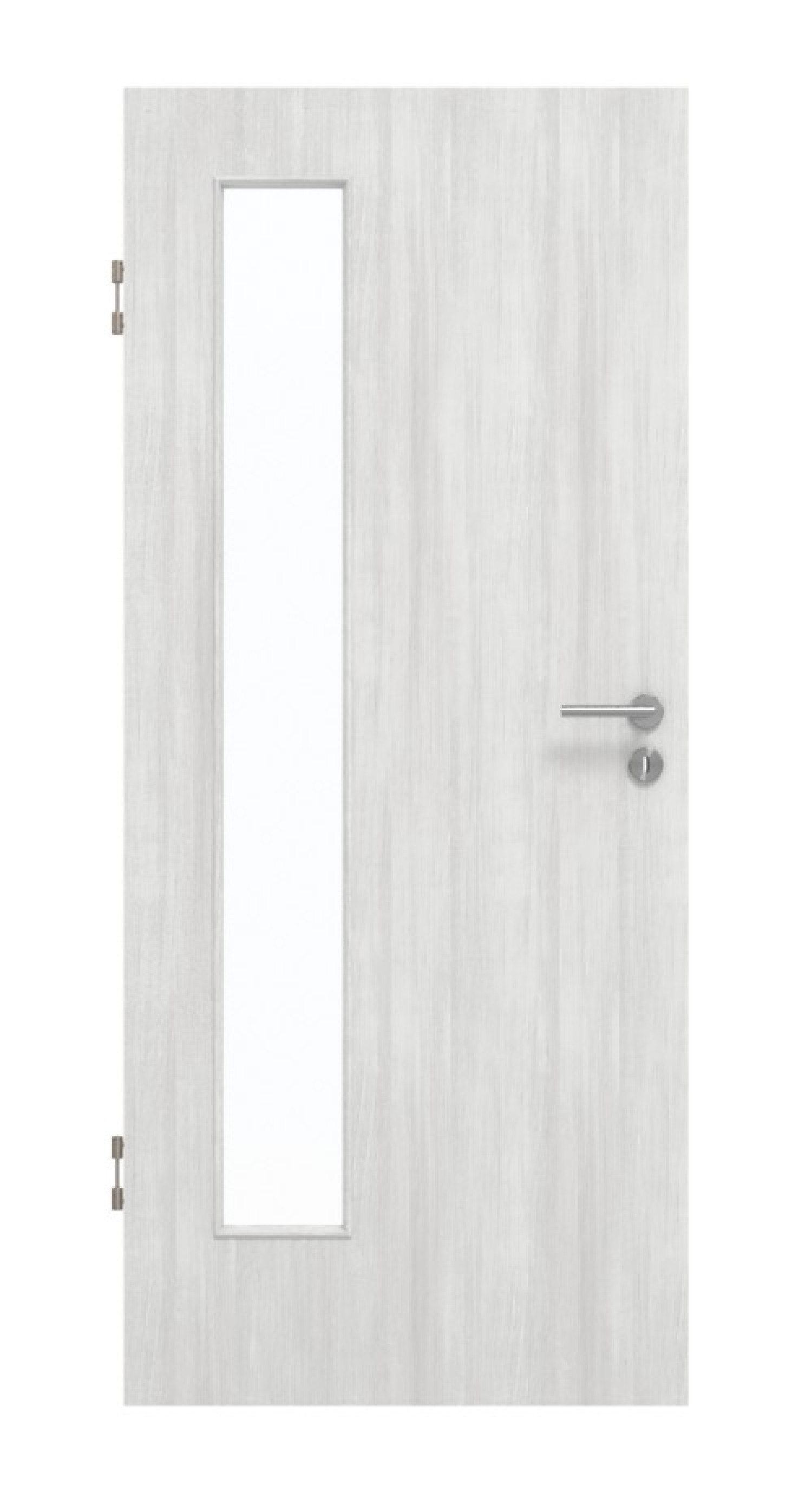 GARANT Schallschutztür Authentic Grigio GCK08 mit Lichtausschnitt LA-4 bandseitig