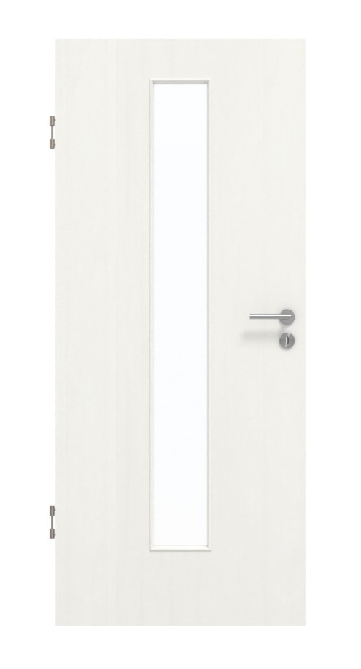 GARANT Schallschutztür Authentic Bianco CePaL mit Lichtausschnitt LA-4 mittig