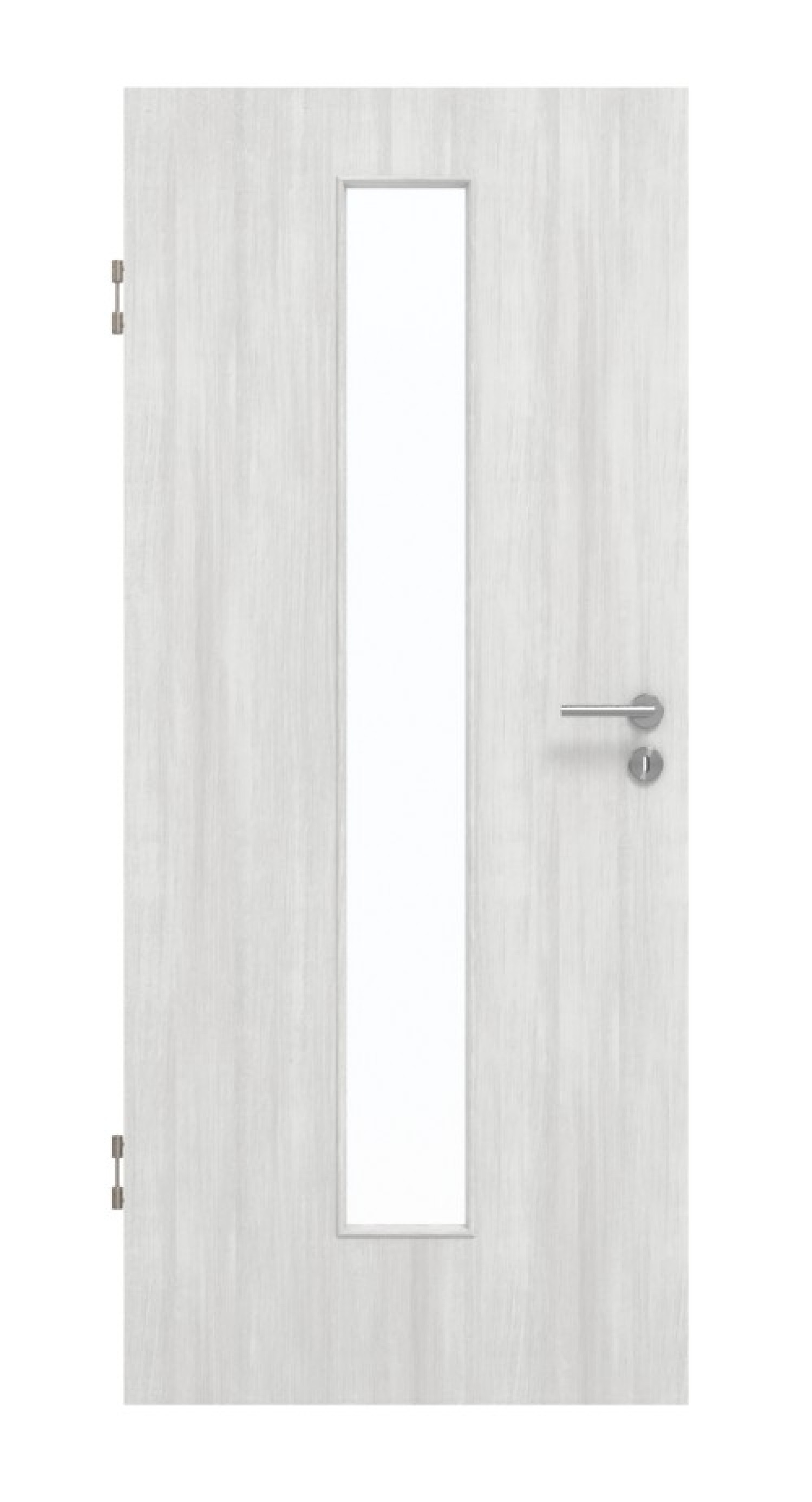 GARANT Schallschutztür Authentic Grigio GCK08 mit Lichtausschnitt LA-4 mittig