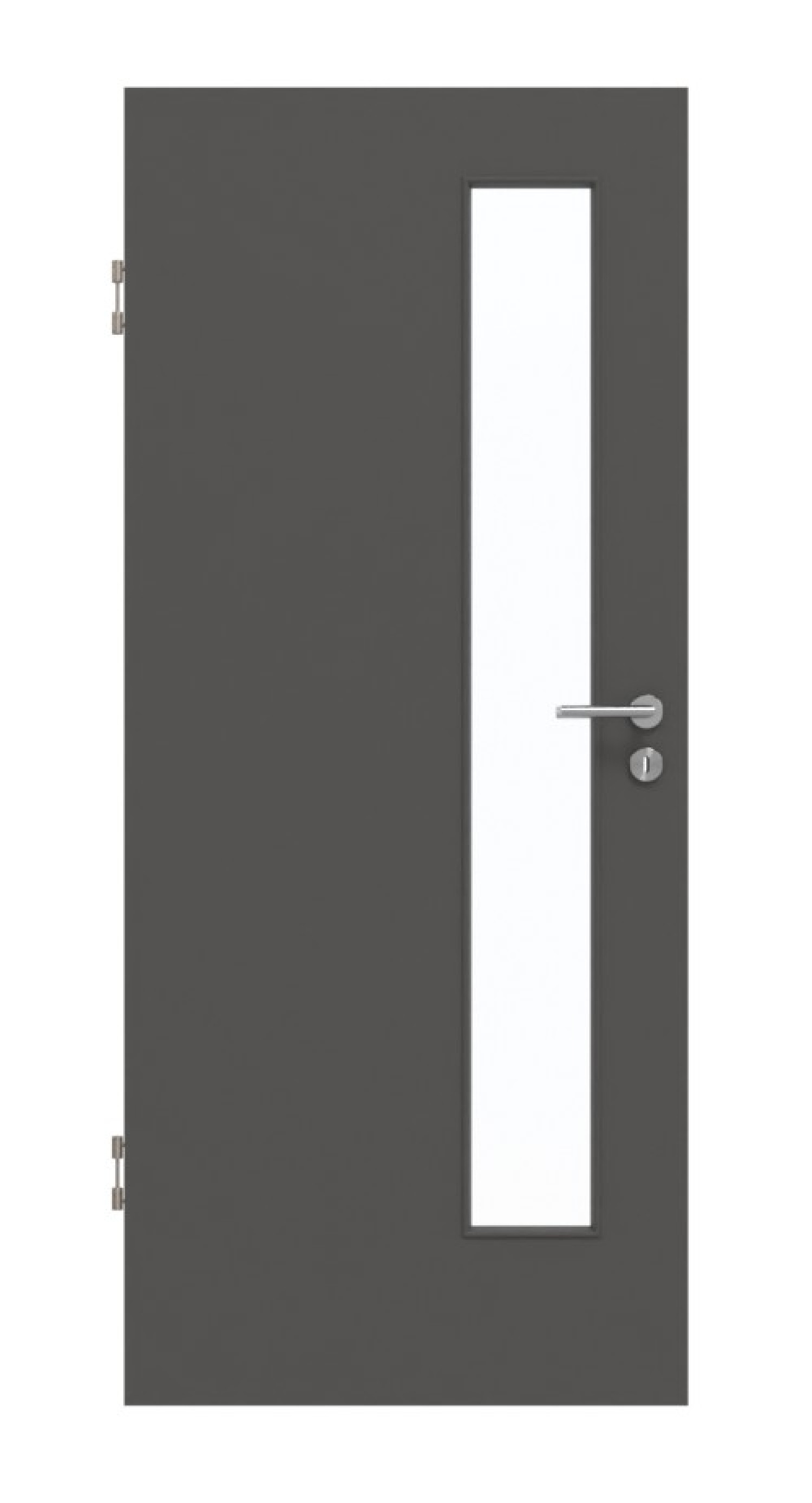 GARANT Schallschutztür 10622-60 Ebony CePaL mit Lichtausschnitt LA-4 schlossseitig