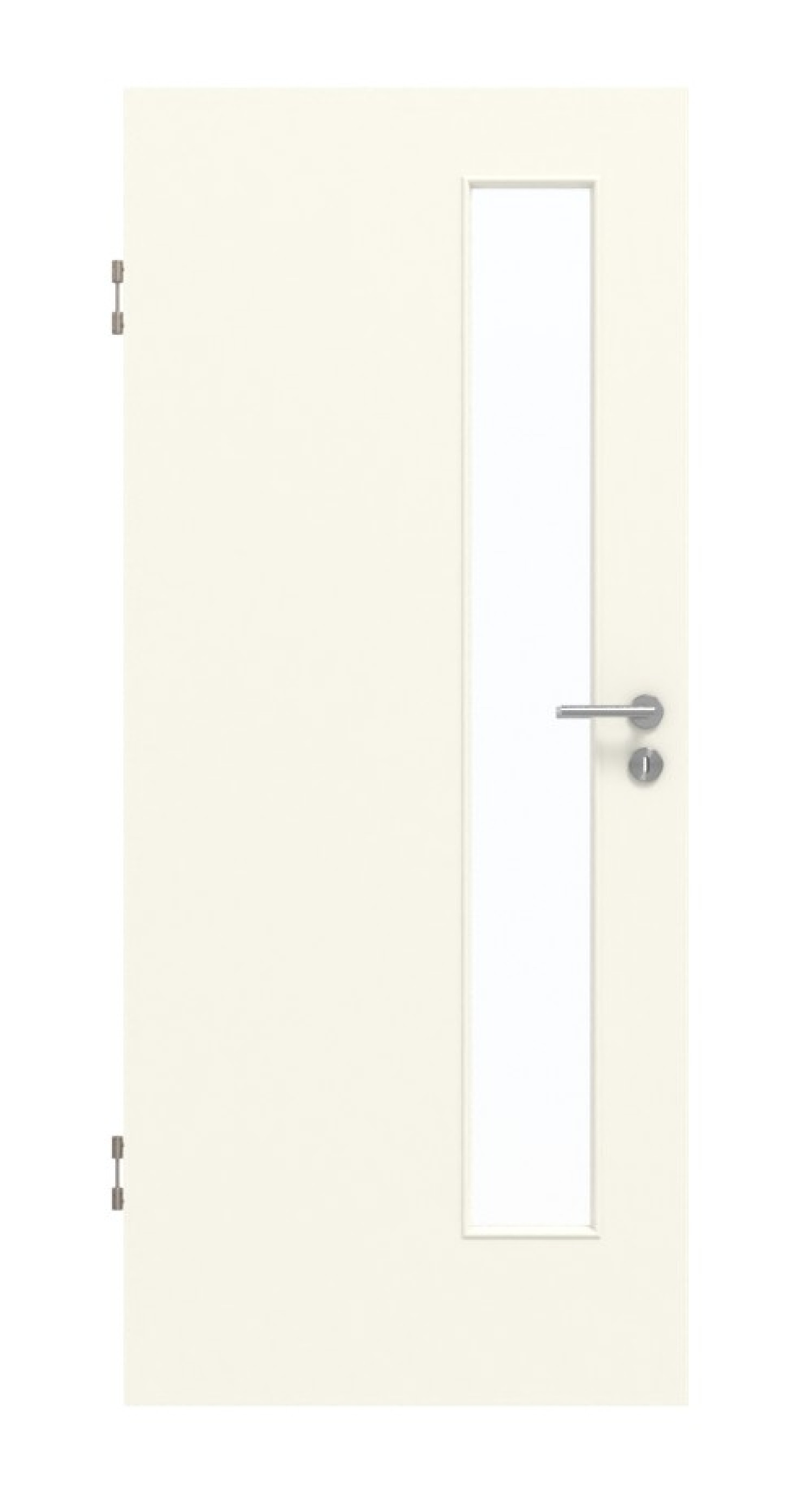 GARANT Schallschutztür 9417-60 Snow White CePaL mit Lichtausschnitt LA-4 schlossseitig