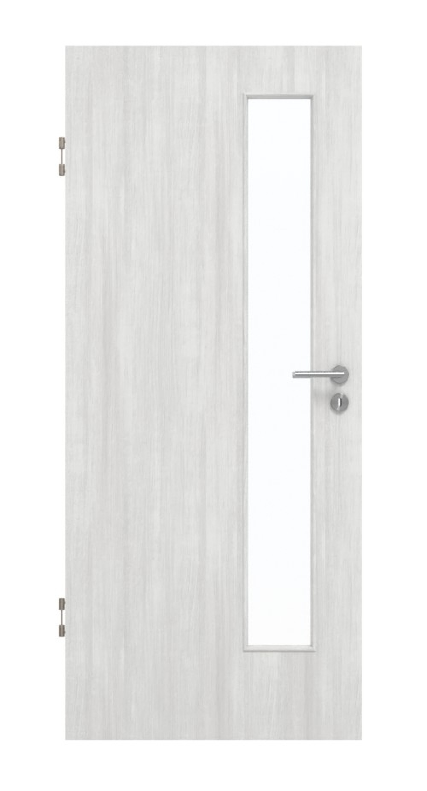 GARANT Schallschutztür Authentic Grigio GCK08 mit Lichtausschnitt LA-4 schlossseitig