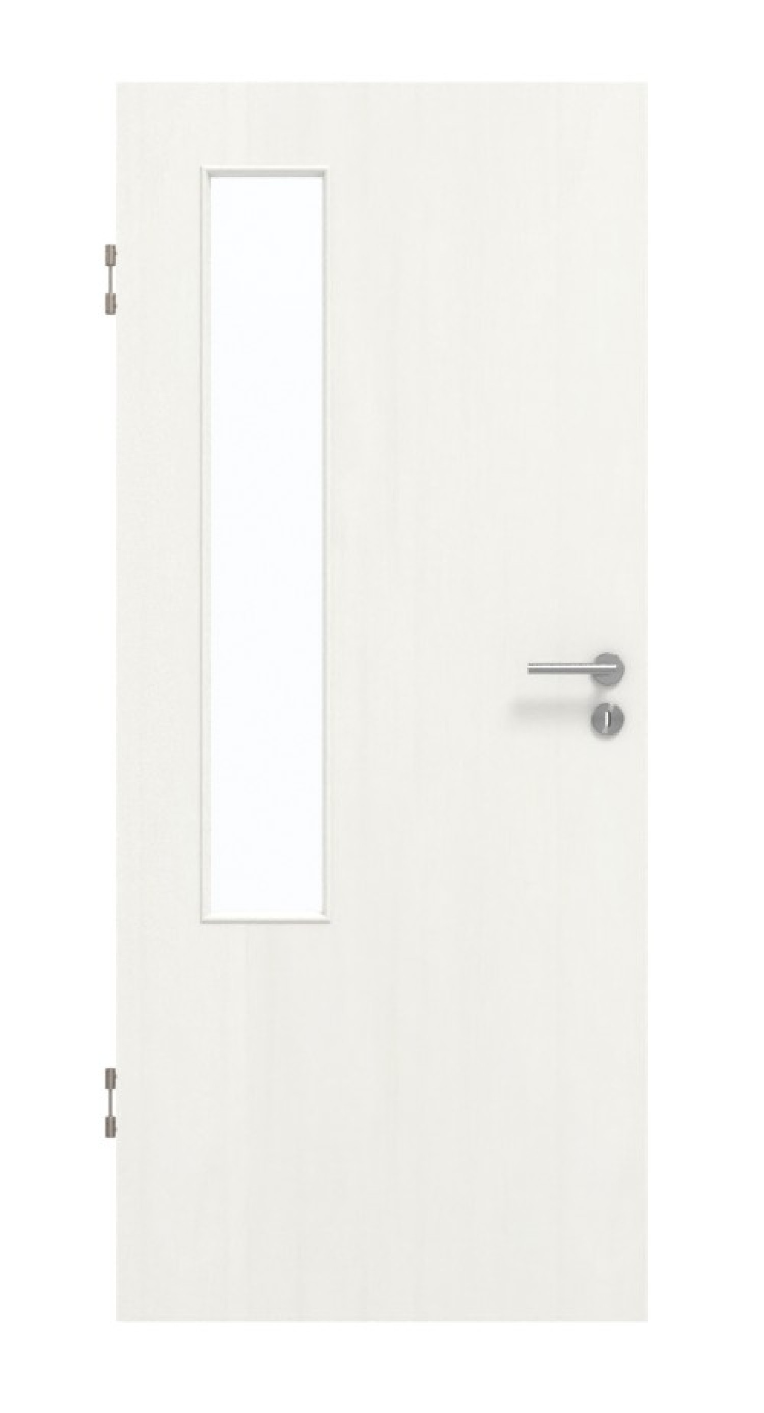 GARANT Schallschutztür Authentic Bianco GCK08 mit Lichtausschnitt LA-5 bandseitig