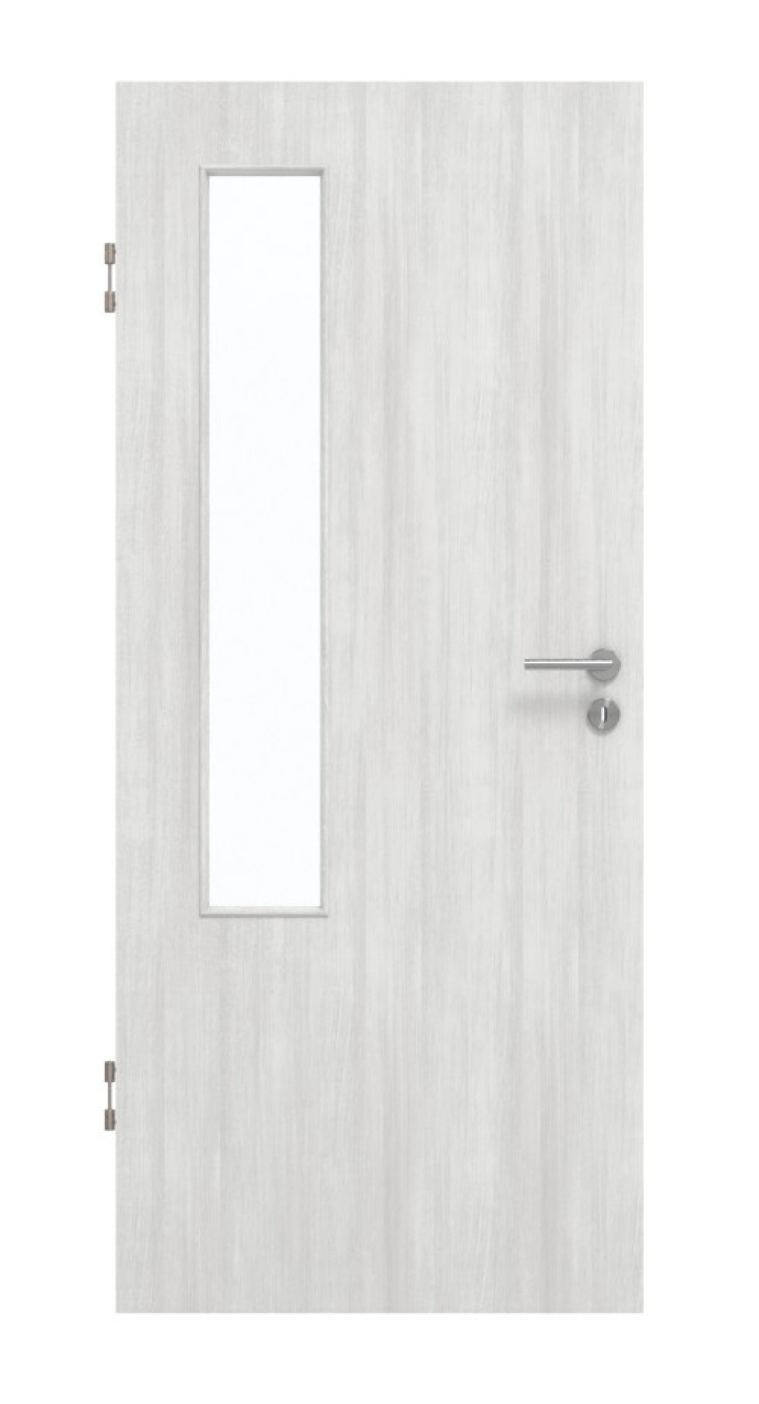GARANT Schallschutztür Authentic Grigio GCK08 mit Lichtausschnitt LA-5 bandseitig