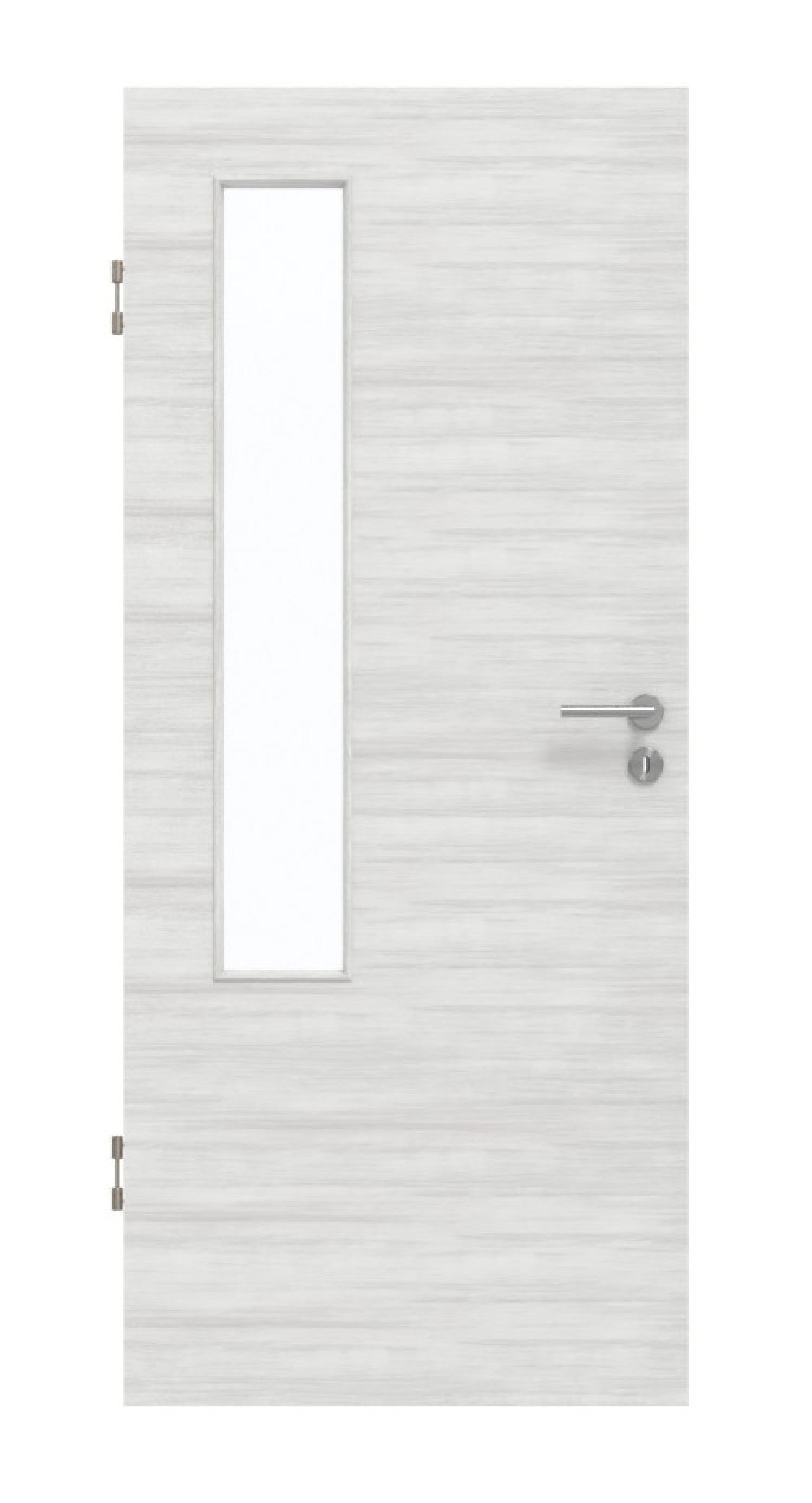 GARANT Schallschutztür Quer Authentic Grigio GCK08 mit Lichtausschnitt LA-5 bandseitig