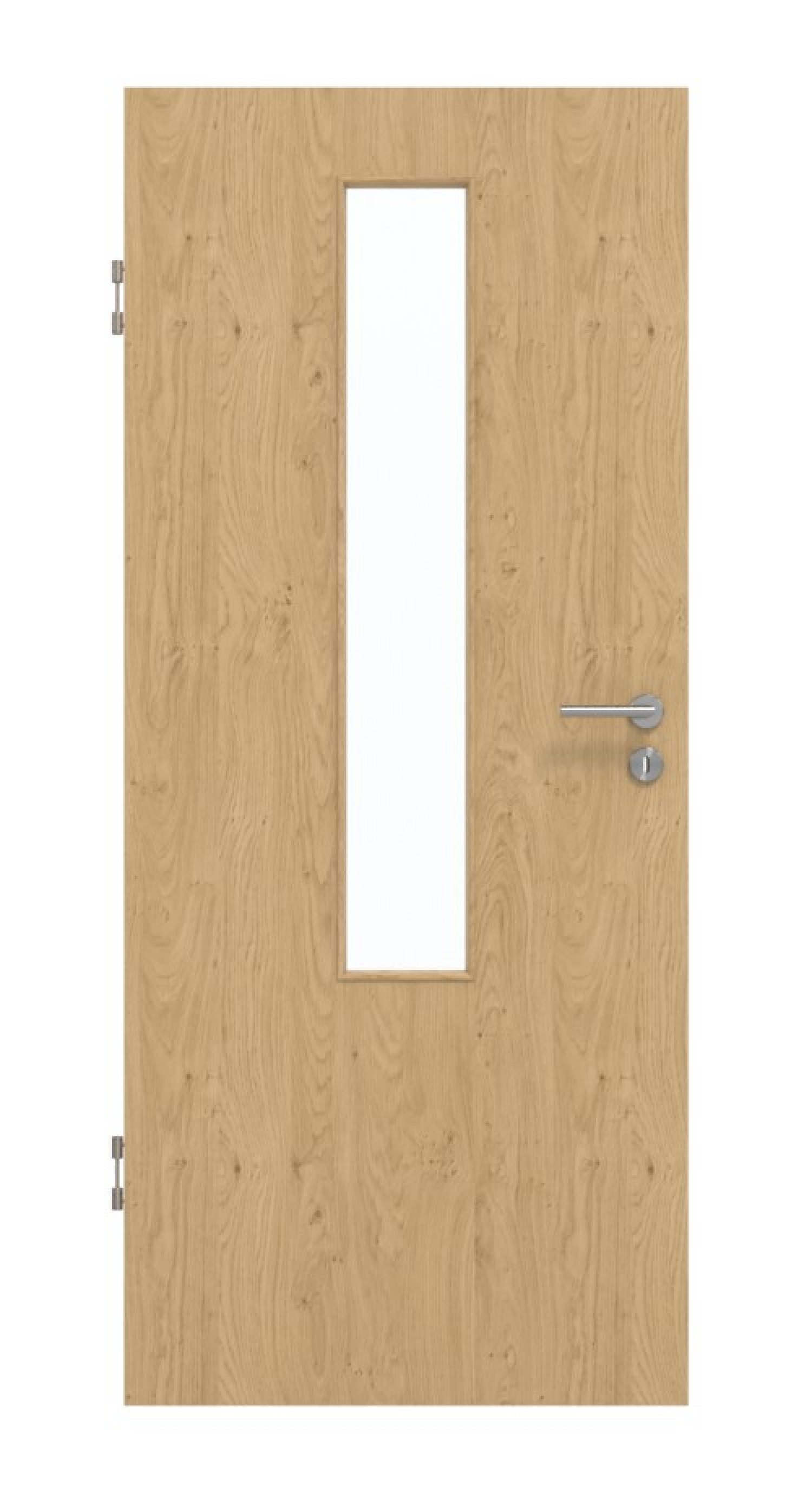 GARANT Schallschutztür Authentic Asteiche GCK08 mit Lichtausschnitt LA-5 mittig