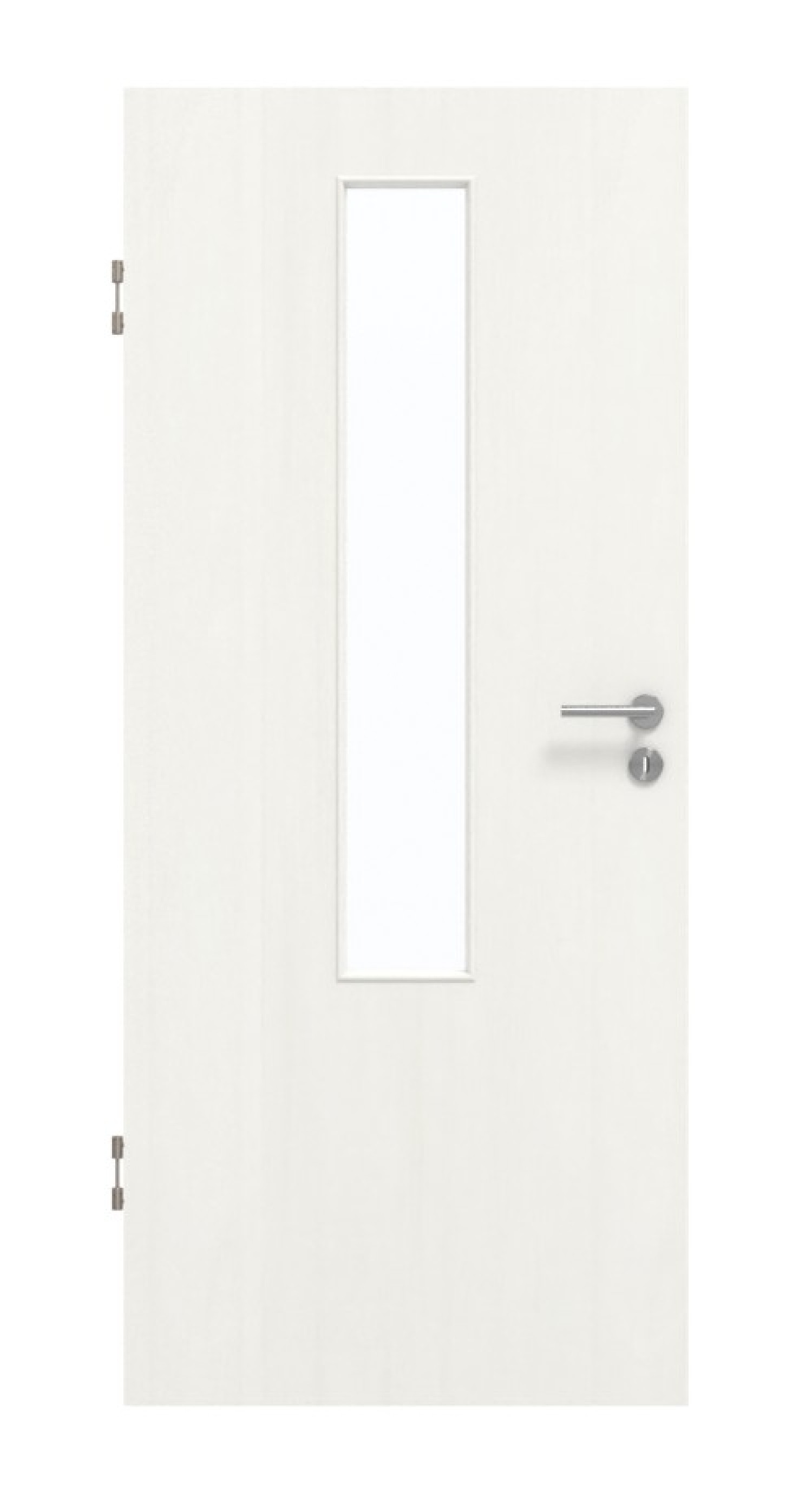 GARANT Schallschutztür Authentic Bianco GCK08 mit Lichtausschnitt LA-5 mittig