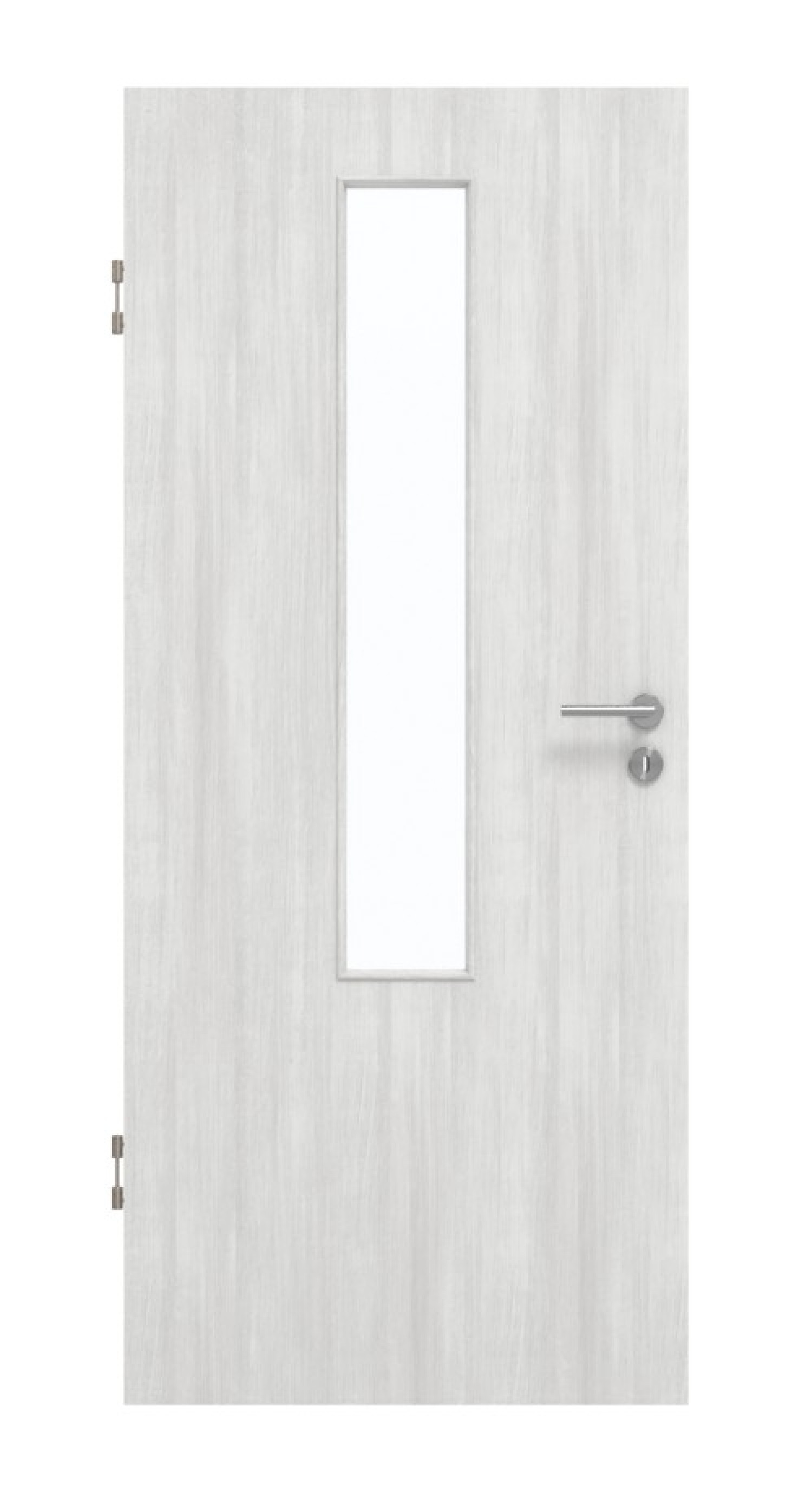 GARANT Schallschutztür Authentic Grigio GCK08 mit Lichtausschnitt LA-5 mittig