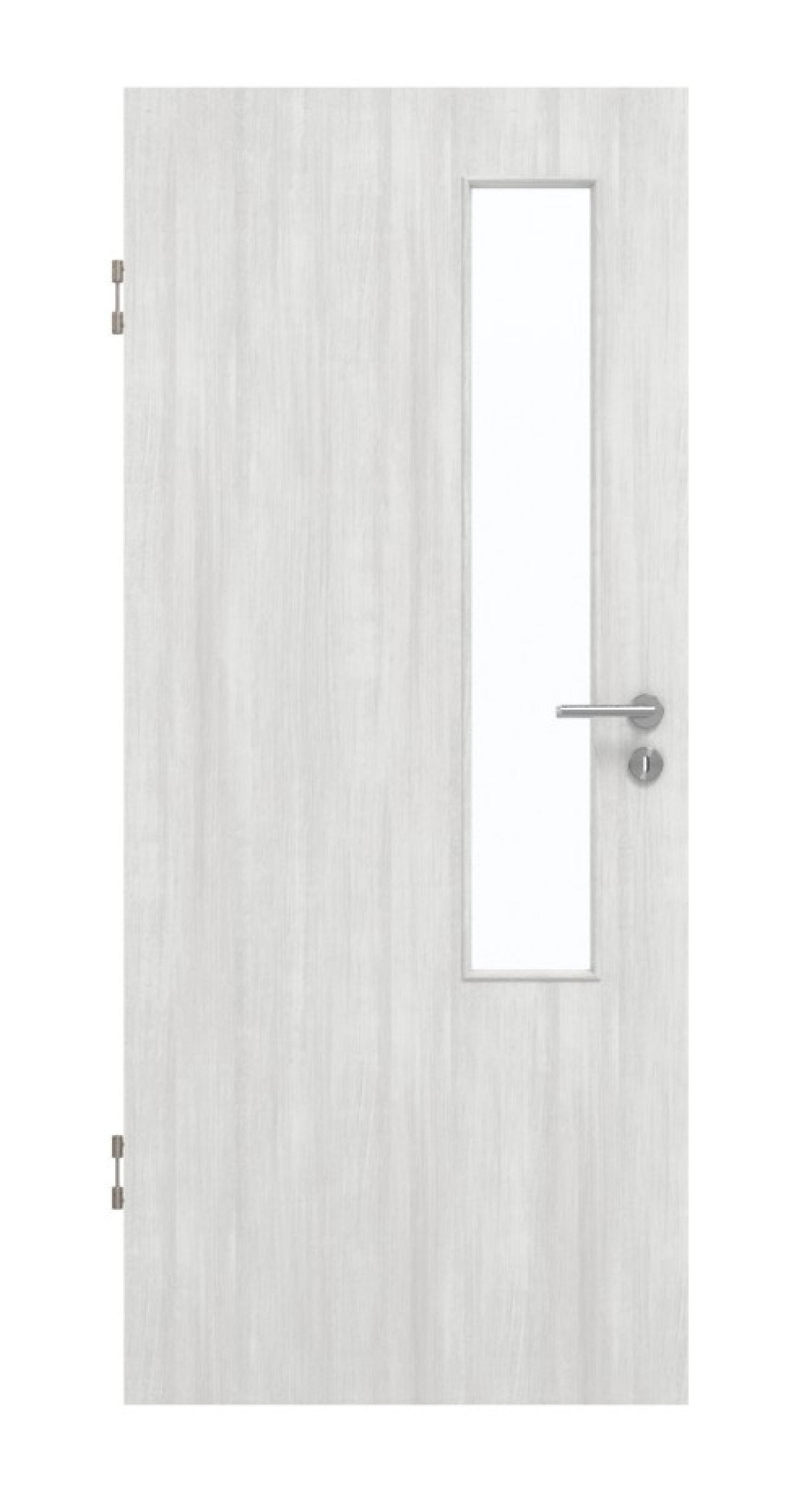 GARANT Schallschutztür Authentic Grigio GCK08 mit Lichtausschnitt LA-5 schlossseitig