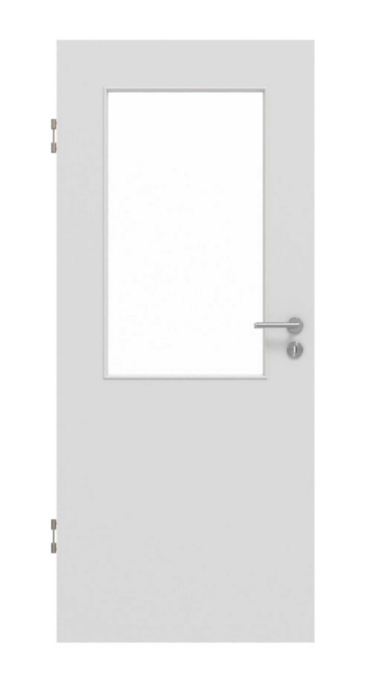GARANT Schallschutztür 0160-60 Silver Grey CePaL mit Lichtausschnitt LA-6