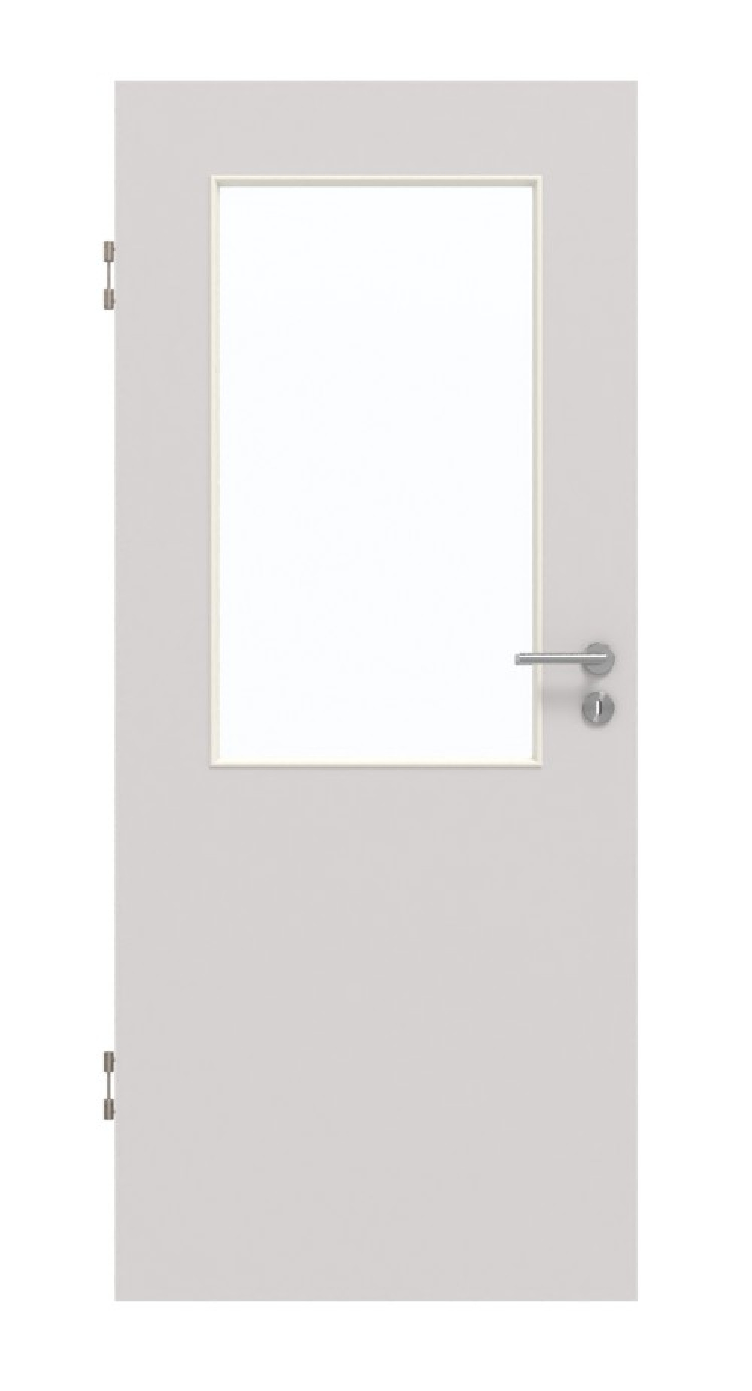 GARANT Schallschutztür U12188SD Lichtgrau GHK08 mit Lichtausschnitt LA-6