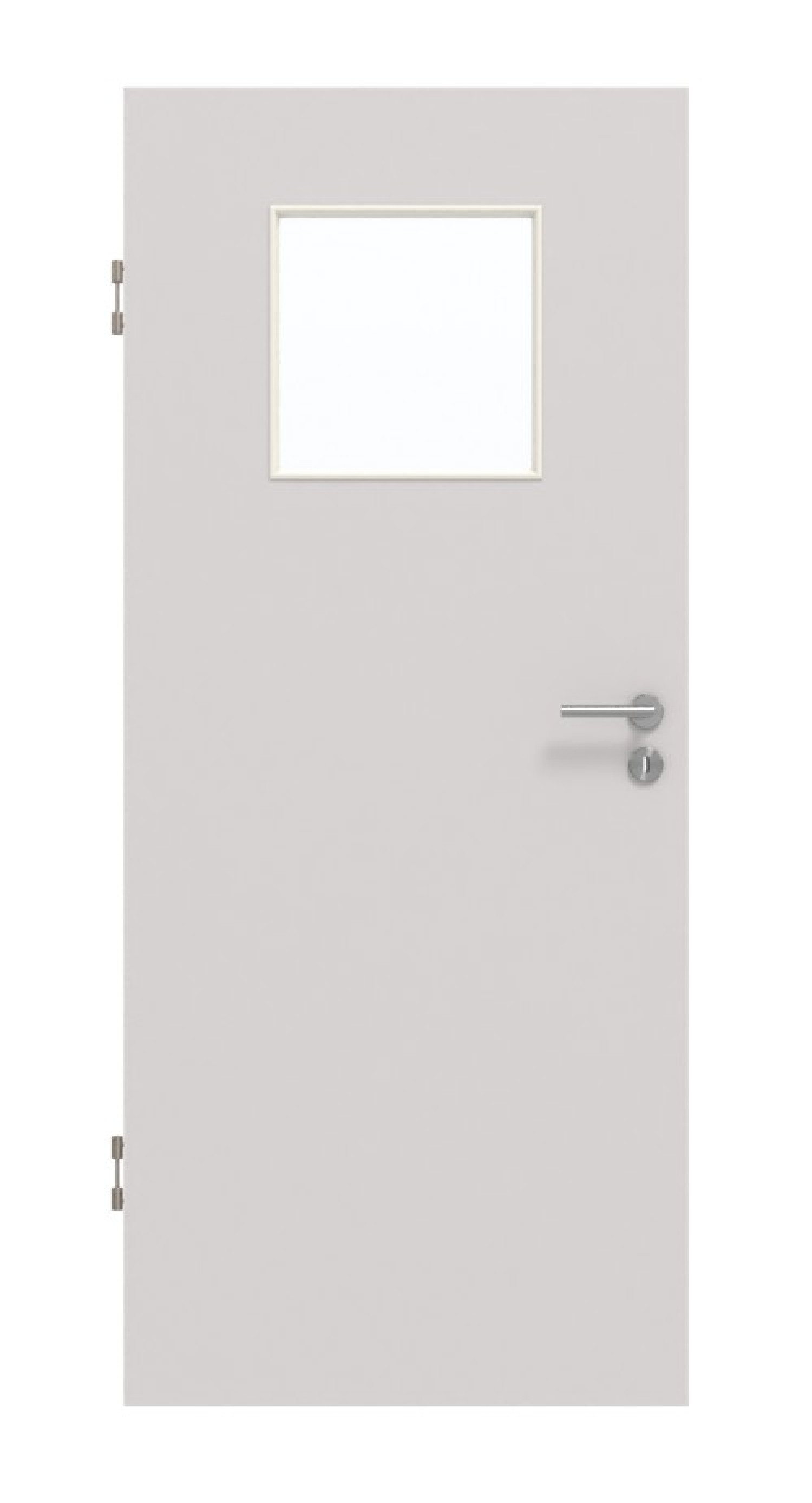 GARANT Schallschutztür U12188SD Lichtgrau GHK08 mit Lichtausschnitt LA-9