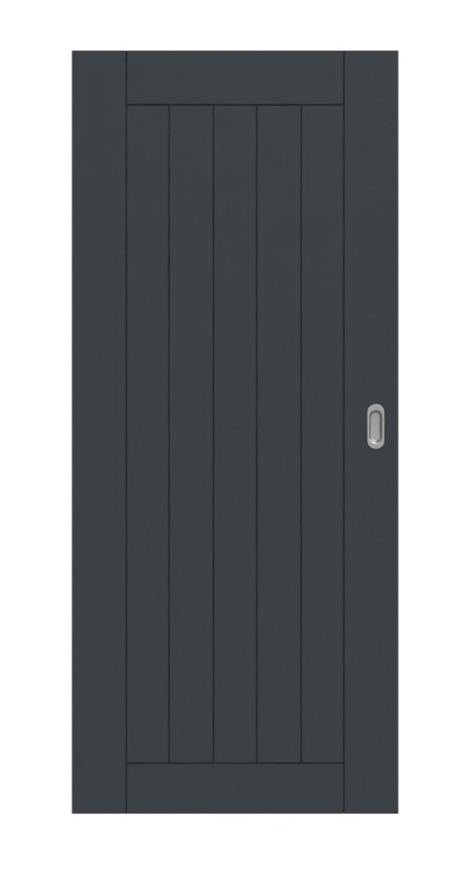 HÖRMANN Schiebetür Groove 54 Anthrazit RAL 7016 Lack DesignLine