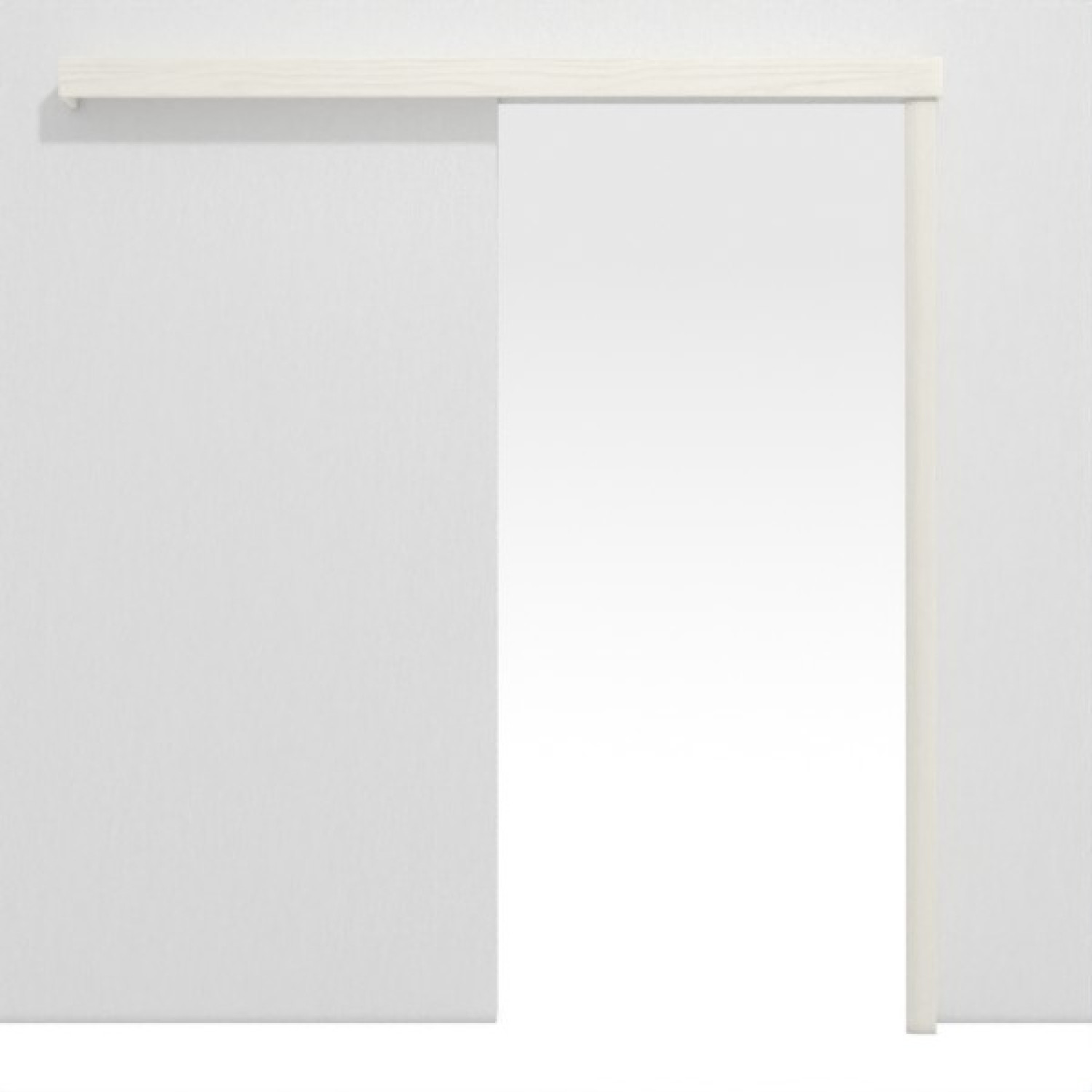 CLASSEN Schiebetürsystem Grigio Eiche CPL vor der Wand laufend ohne Zarge