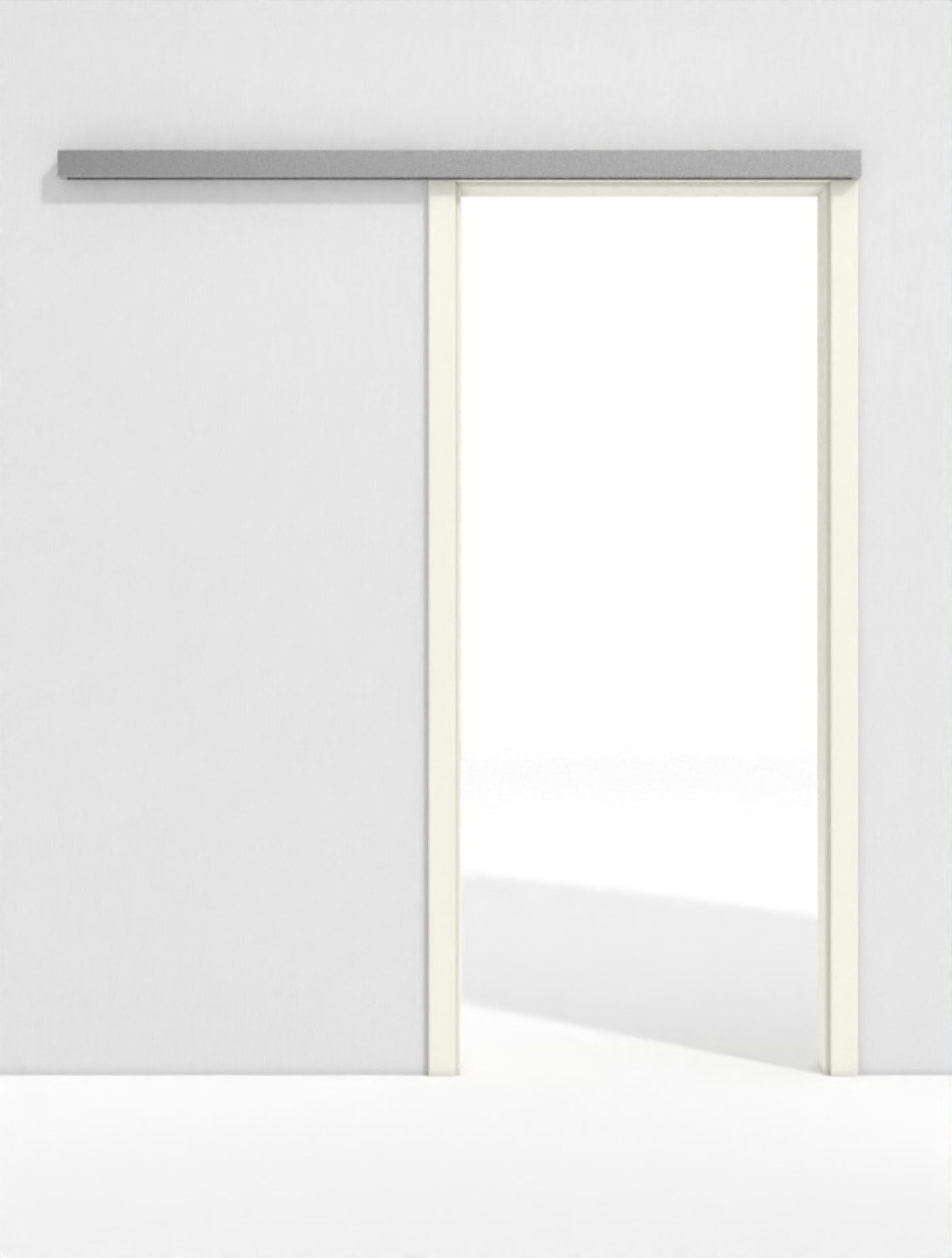 GARANT Line-Schiebetürsystem vor der Wand laufend Snow White CePaL