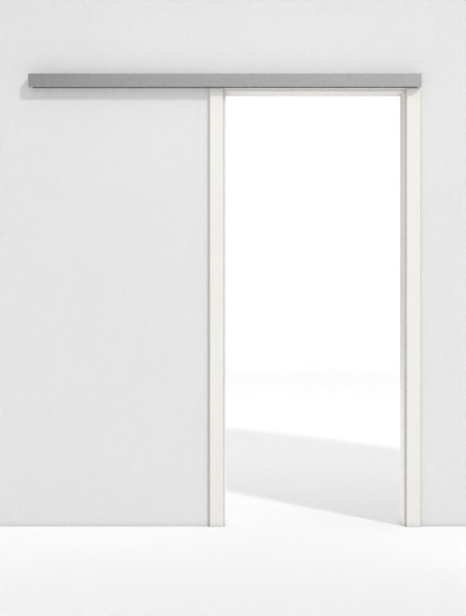 GARANT Line-Schiebetürsystem vor der Wand laufend Authentic Bianco CePaL