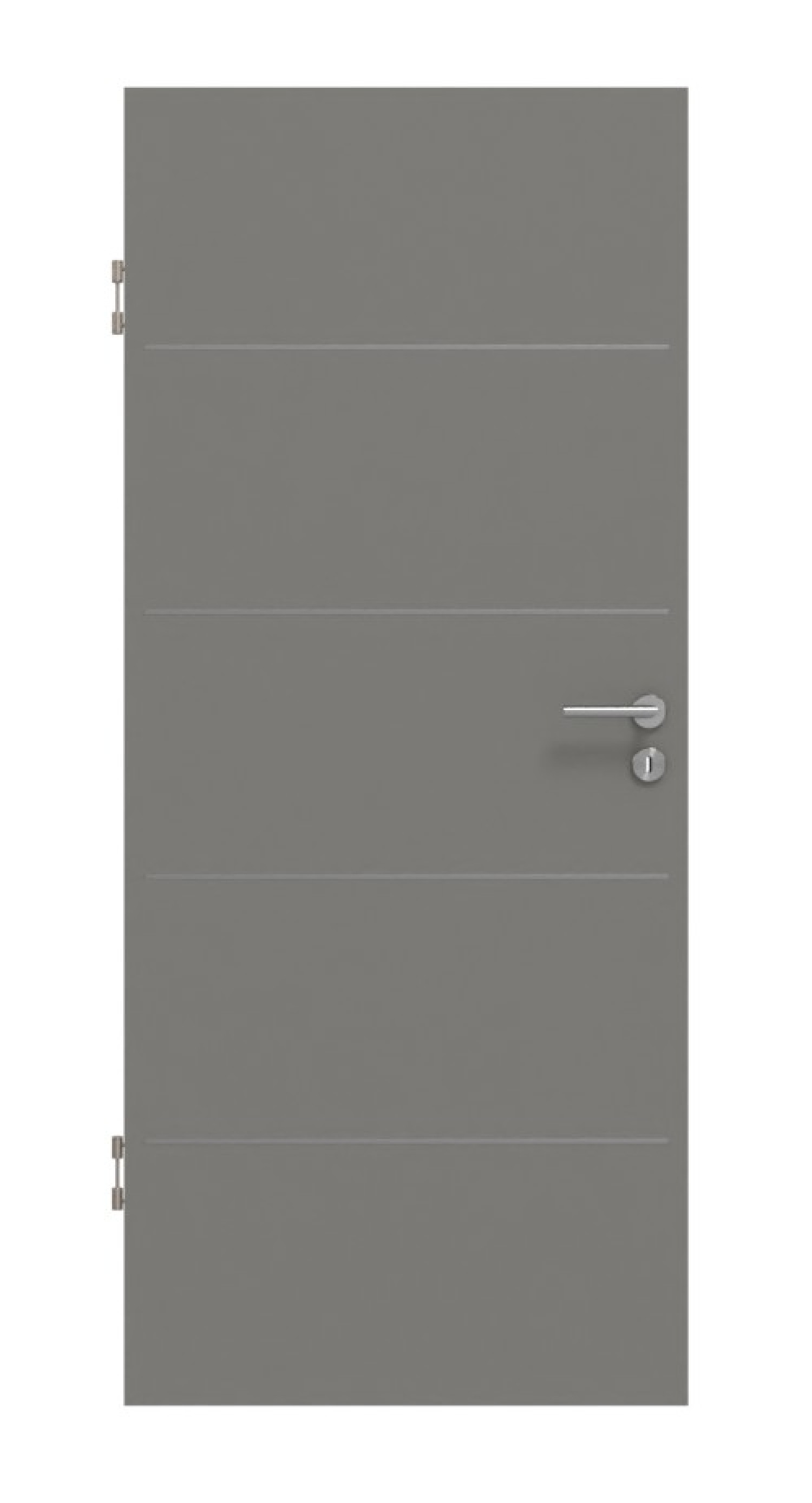 GARANT Wärmeschutztür Aura 830 Matt Staubgrau 7037 G-TEC