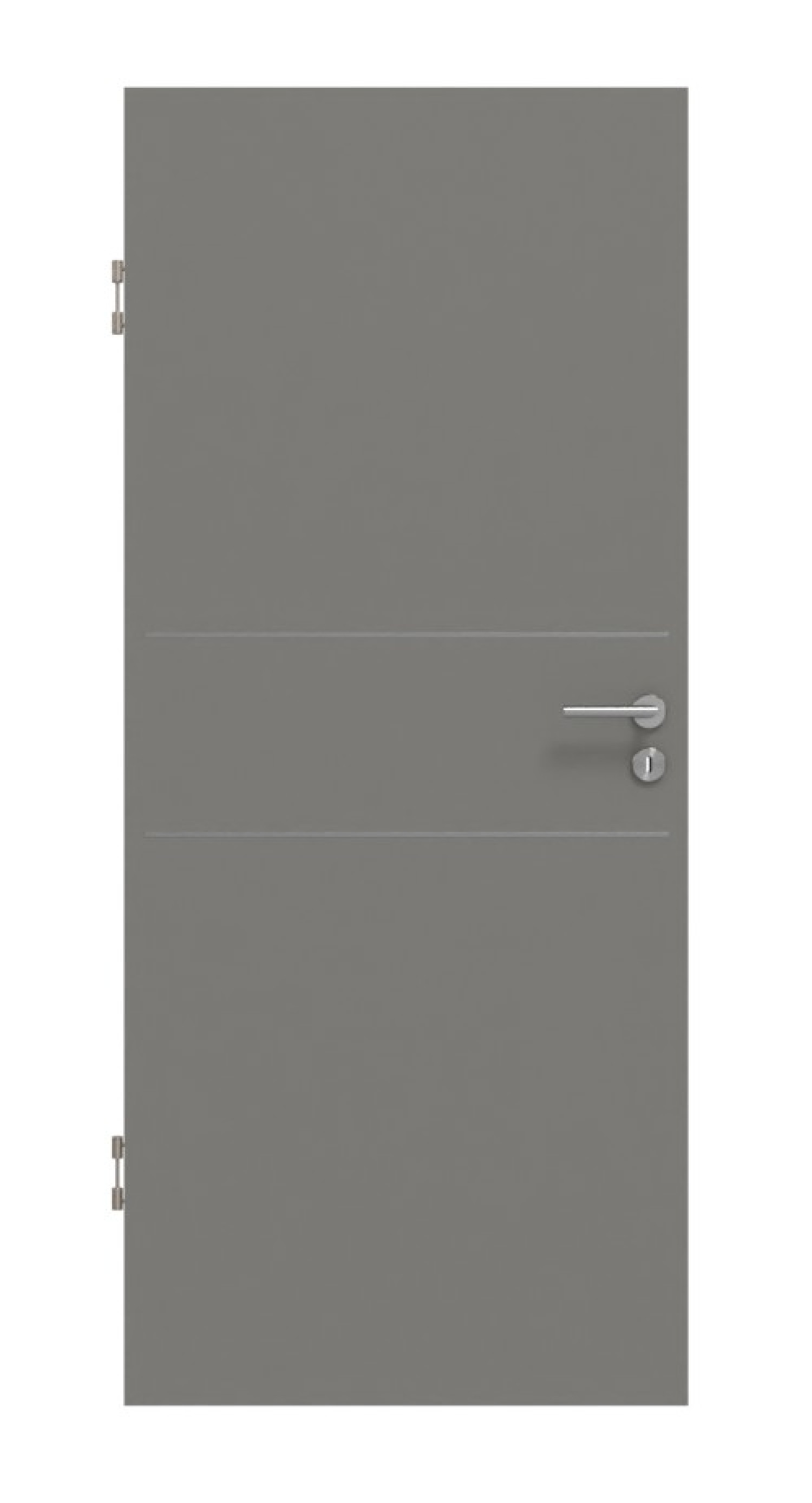 GARANT Wärmeschutztür Aura 832 Matt Staubgrau 7037 G-TEC