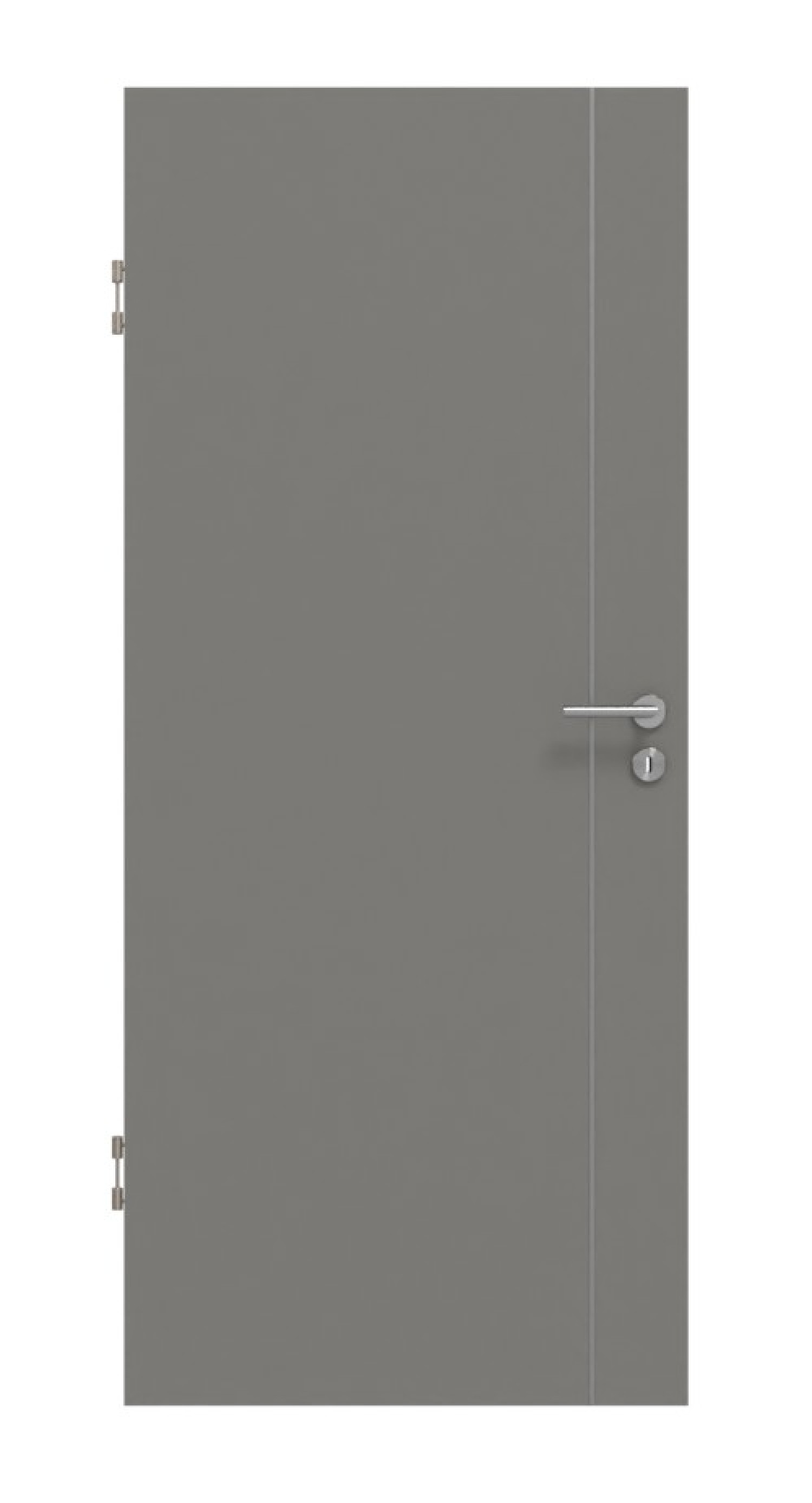 GARANT Wärmeschutztür Aura 850 Matt Staubgrau 7037 G-TEC