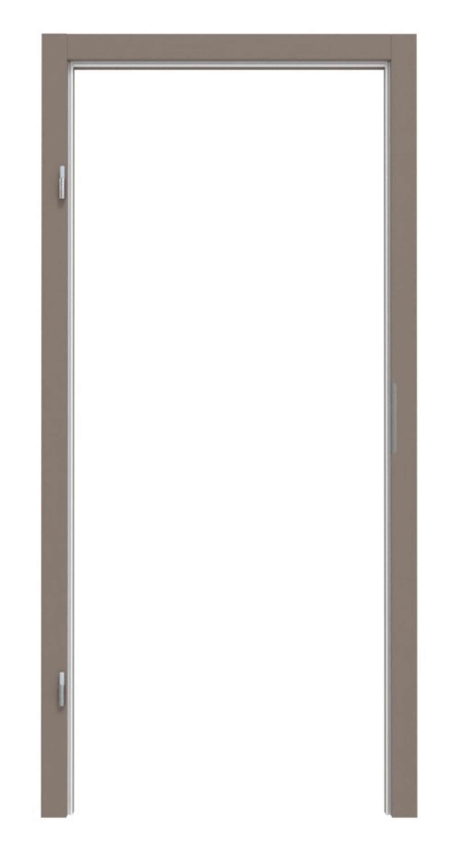 Blockrahmen D 96-60 Shadow Resopal mit eckiger Kante 80x60mm - Deine Tür