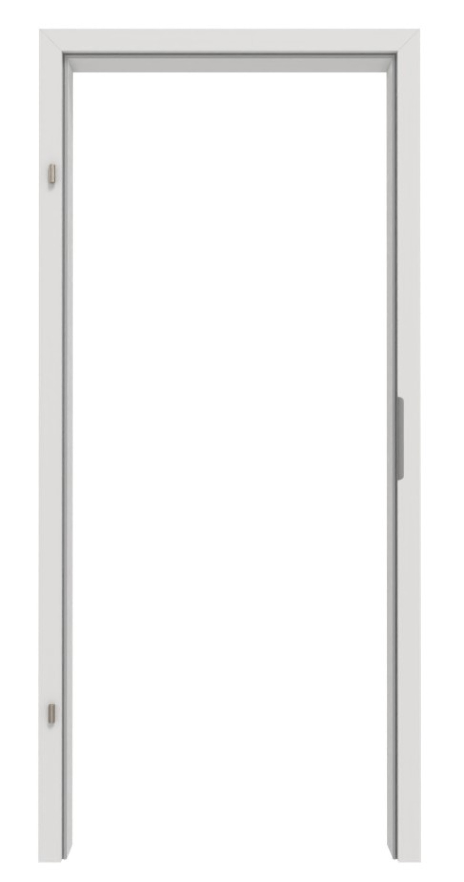 GARANT Zarge für Feuchtraumtüren 0160-60 Silver Grey Resopal mit eckiger Kante