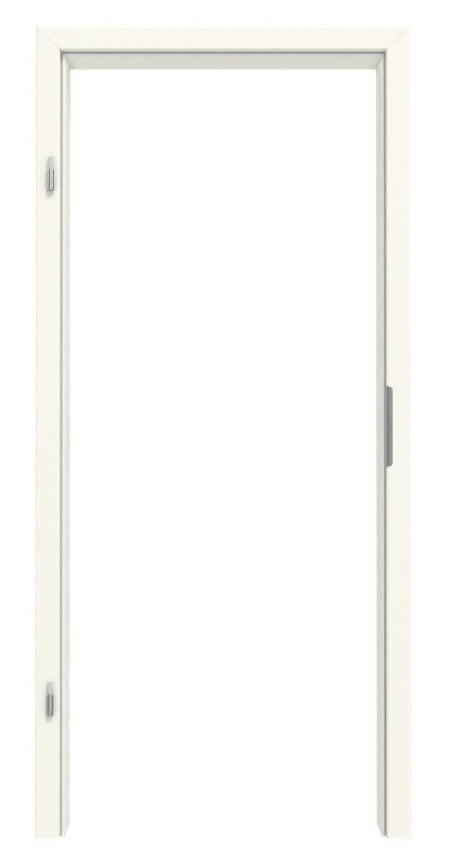 Frontansicht von GARANT Zarge 9417-60 Snow White CPL mit kleiner Rundkante