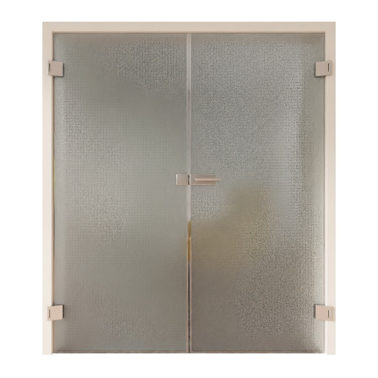 GARANT Ganzglas Doppelflügeltür Mastercarré Ornament