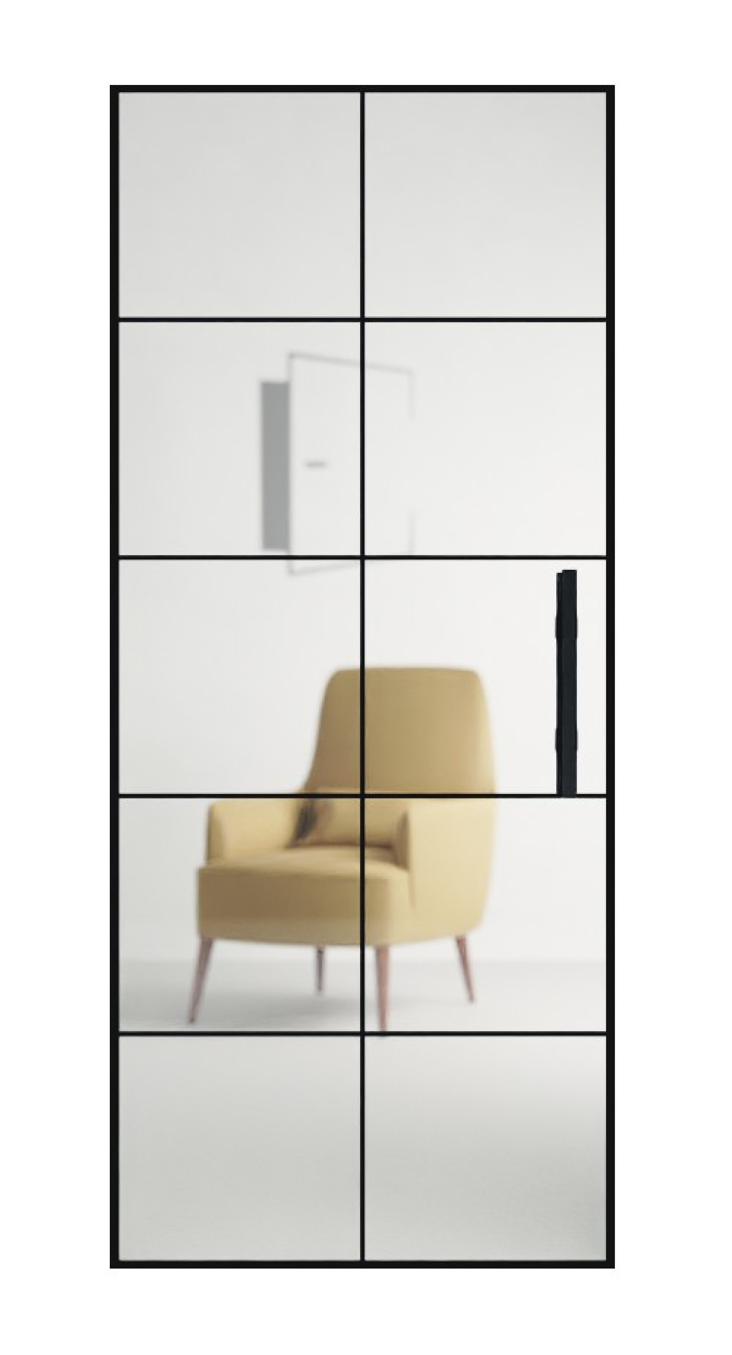 ERKELENZ Glasschiebetür BlackLine Cubus 2 