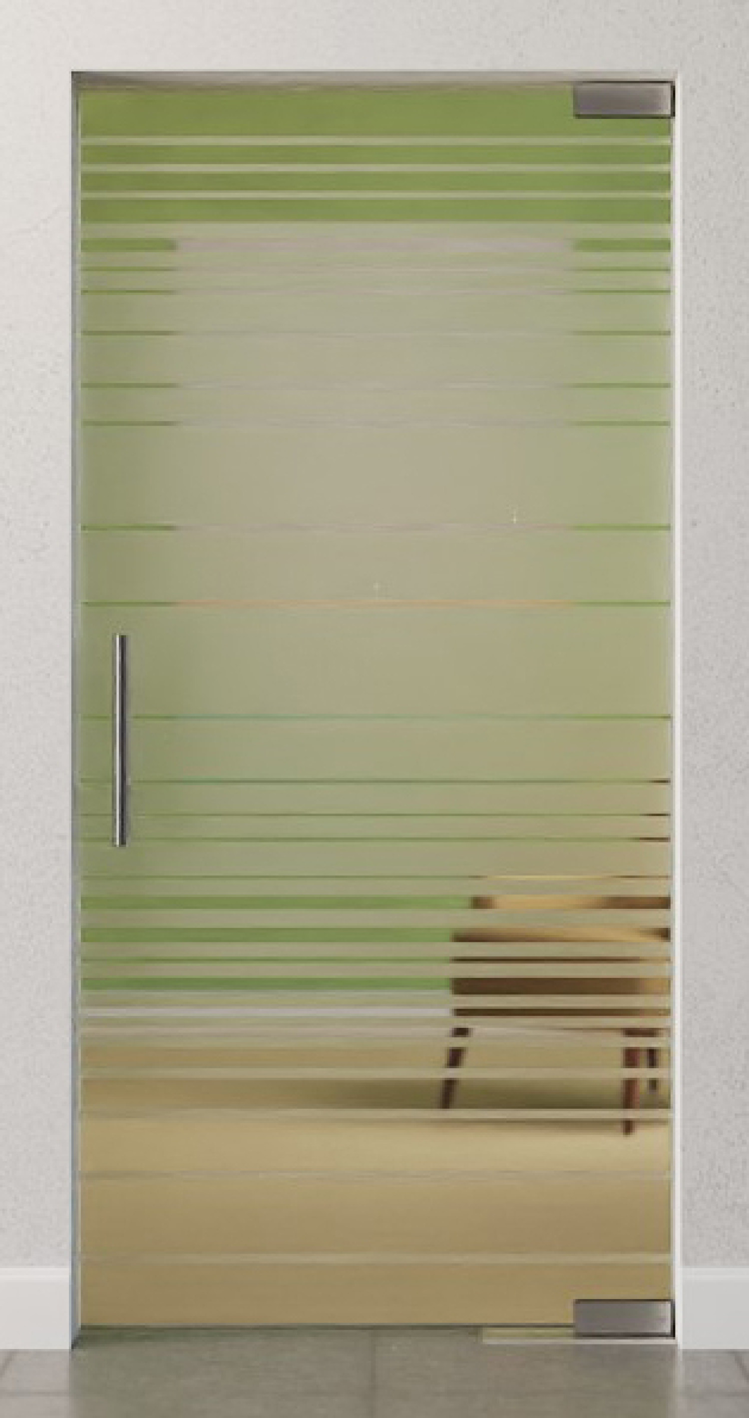 Bild von Ufficio Motiv matt Glaspendeltür DORMA Mundus BTS Variante 1 - Erkelenz