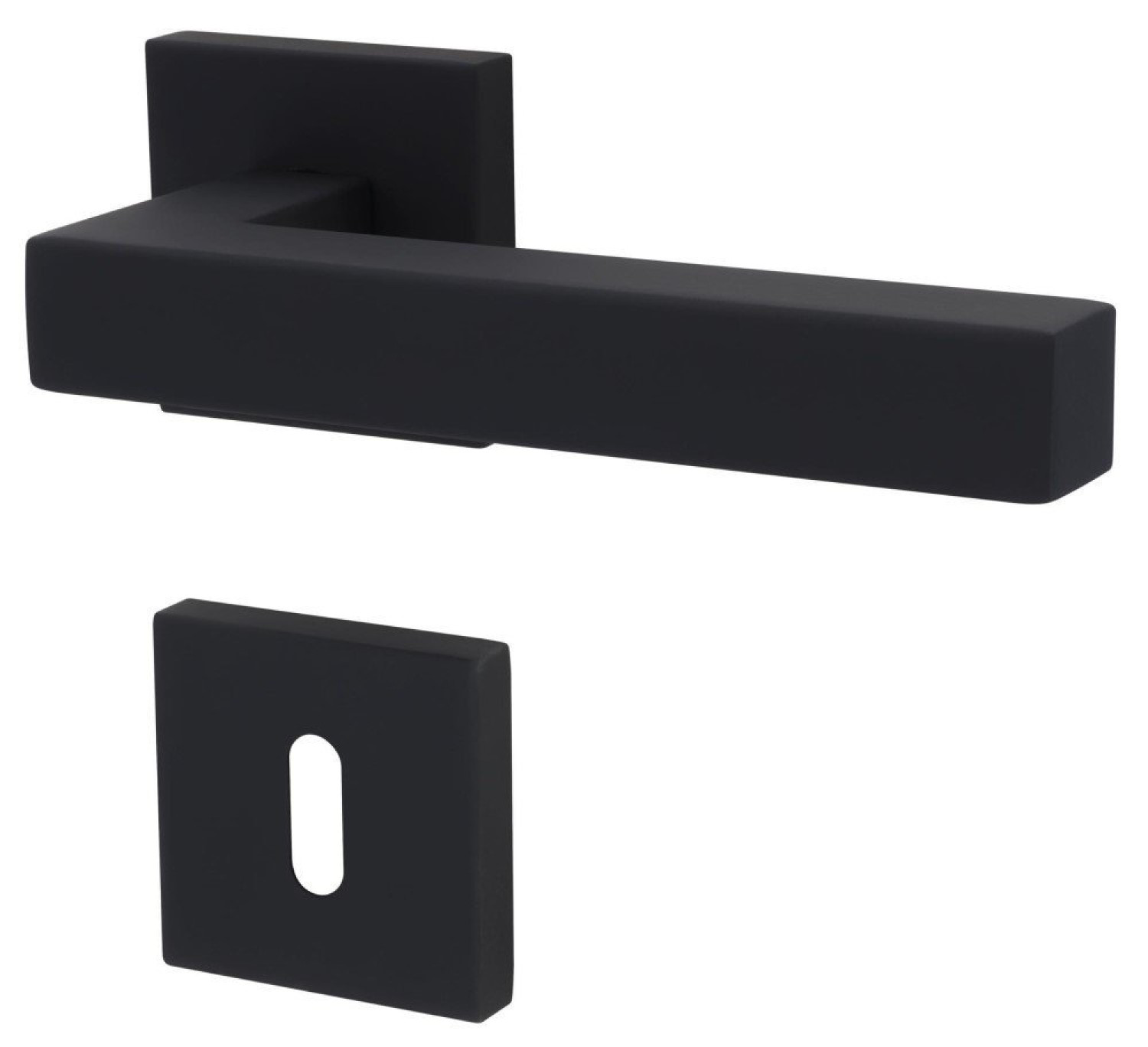 1. Bild von SÜDMETALL Türgriff Galina II Quadro - R Soft Touch Schwarz Top Speed