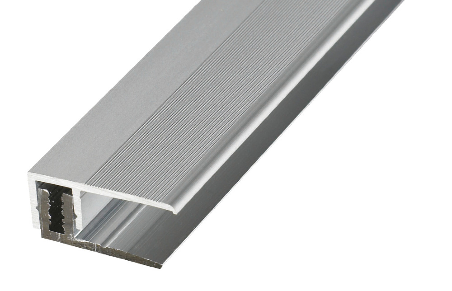 PROLINE PROVARIO Uni Abschlussprofil Aluminium 7-18mm eloxiert Silber 90cm