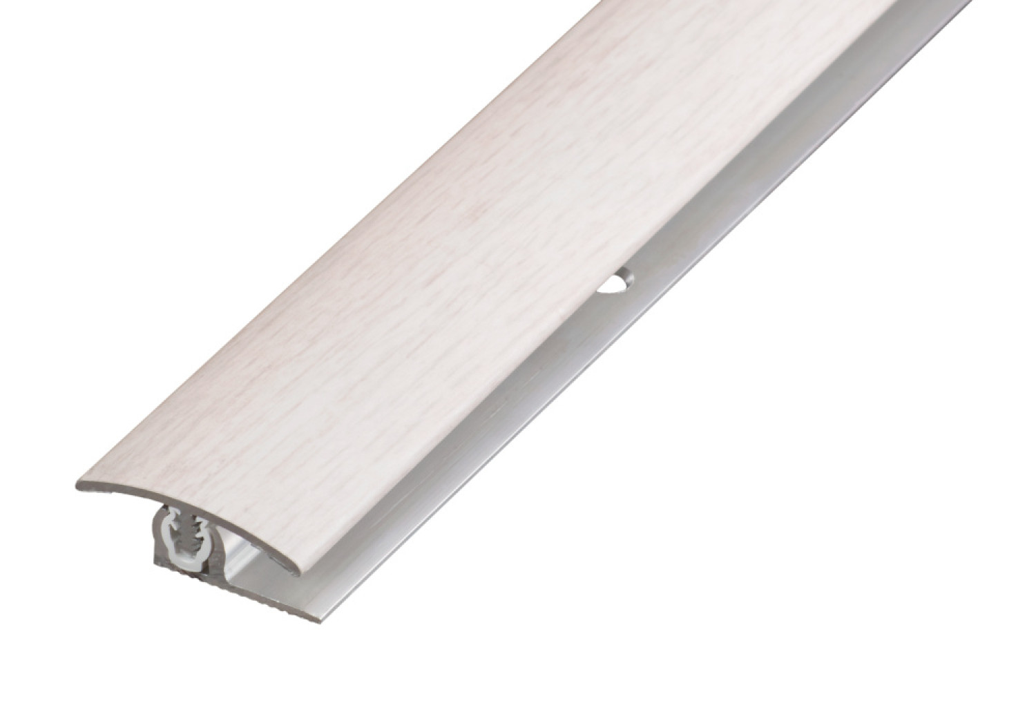 PROLINE PROVARIOclip Uni Übergangsprofil Aluminium 7-18mm Dekorfolie Eiche hell 90cm