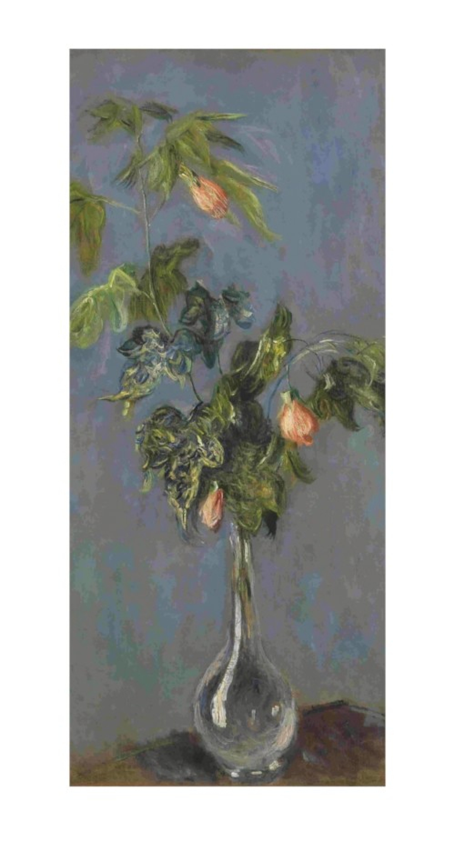 Claude Monet Reproduktion auf eigener Innentür Blumen in einer Vase