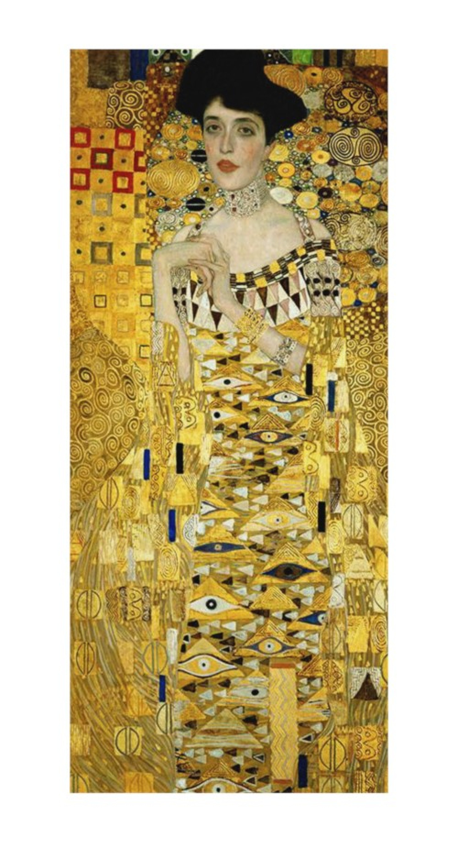 Gustav Klimt Reproduktion auf eigener Innentür Adele Bloch-Bauer I