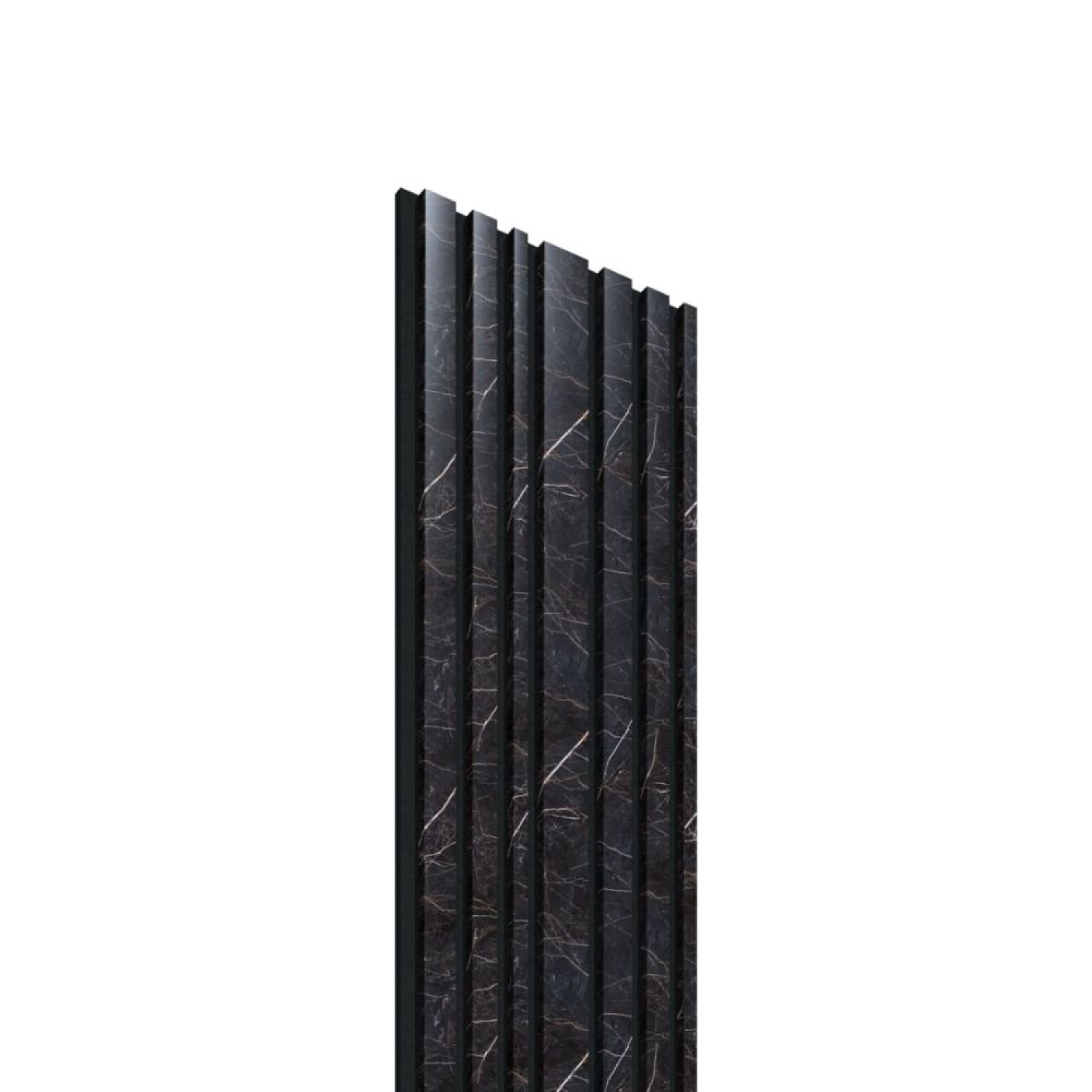 Wandpaneel schwarzer Marmor Akustik Perform Mix 2400 x 300 mm
