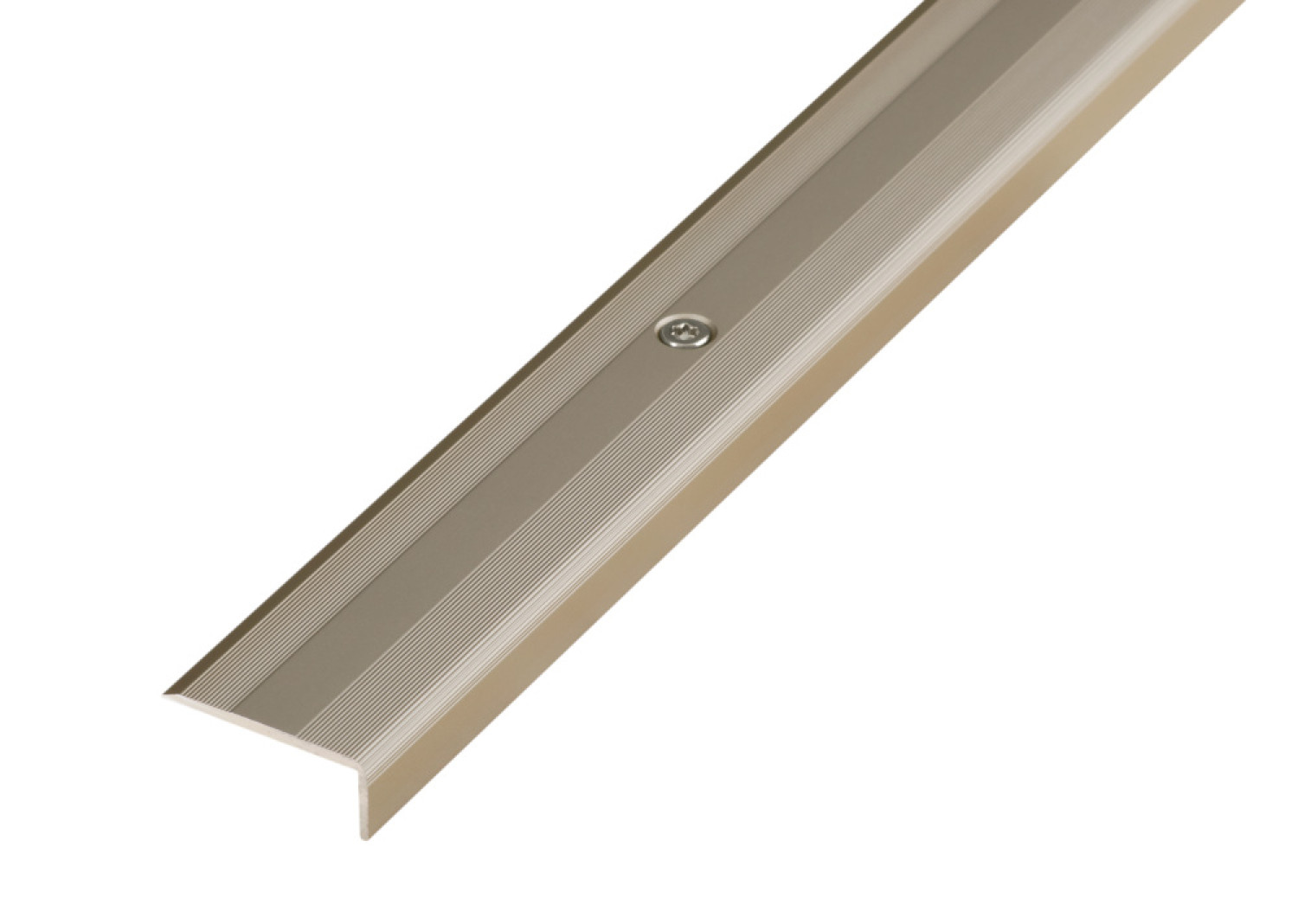 PROLINE PROSTEP Winkelprofil Aluminium 25x10mm eloxiert Edelstahl gebohrt 100cm