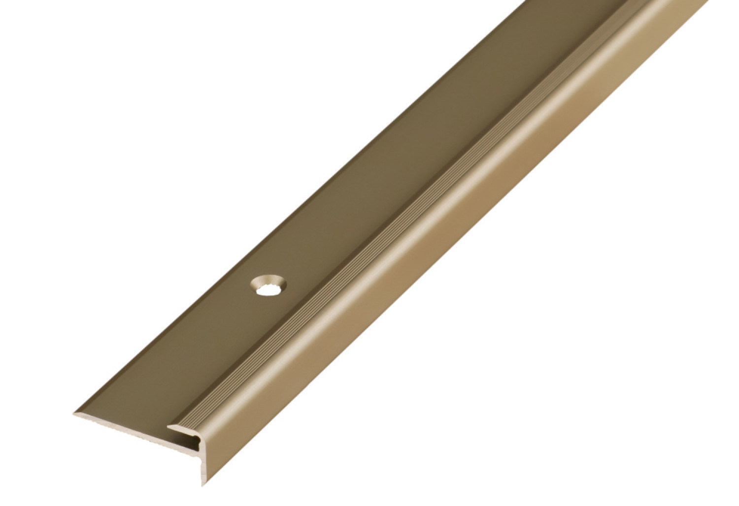 Ansicht von PROSTEP Treppenkante Aluminium 30x5mm eloxiert Edelstahl 270cm - Proline