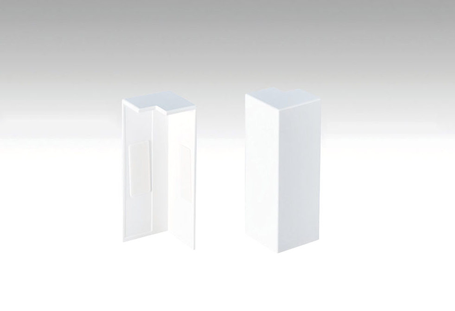 Neutrale, weiße Außenecke (Selbstklebend) 9 PK/19 PK - MEISTER