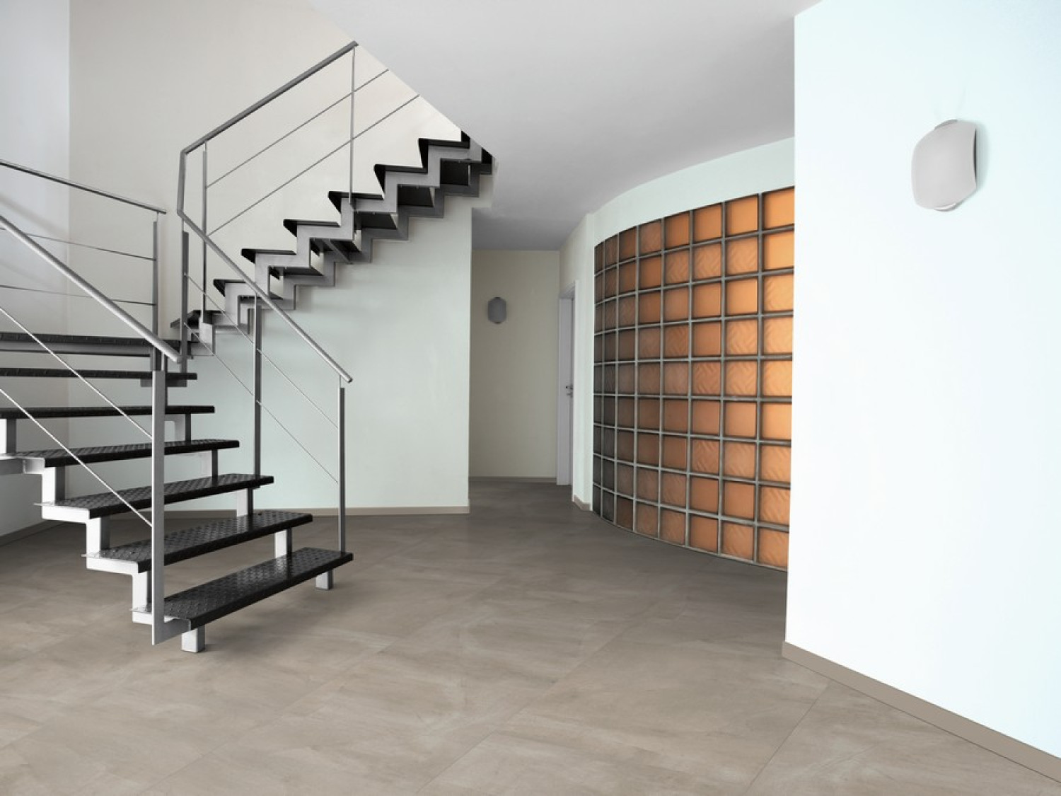 Ansicht Beton Beige BRICKWORK KREATION StrongCORE Vinyl Bild 1